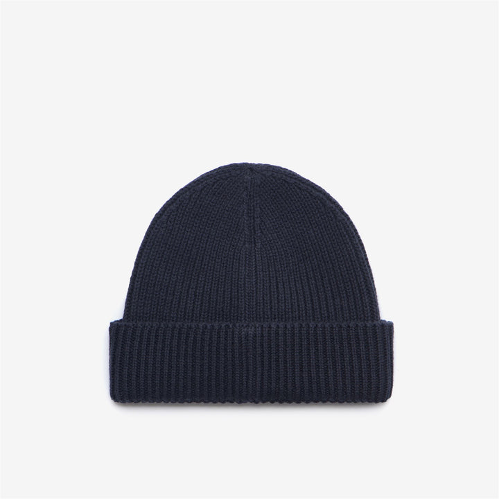 Melange Blue Unisex Kids Winter Beanie with Wool and Cotton Blend 2