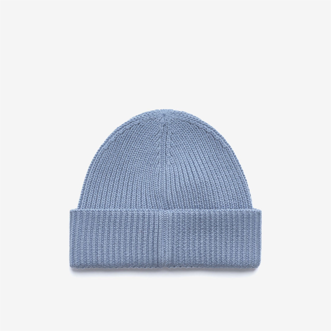 Azure blue Kids' Chunky Turn-Up Beanie Hat main