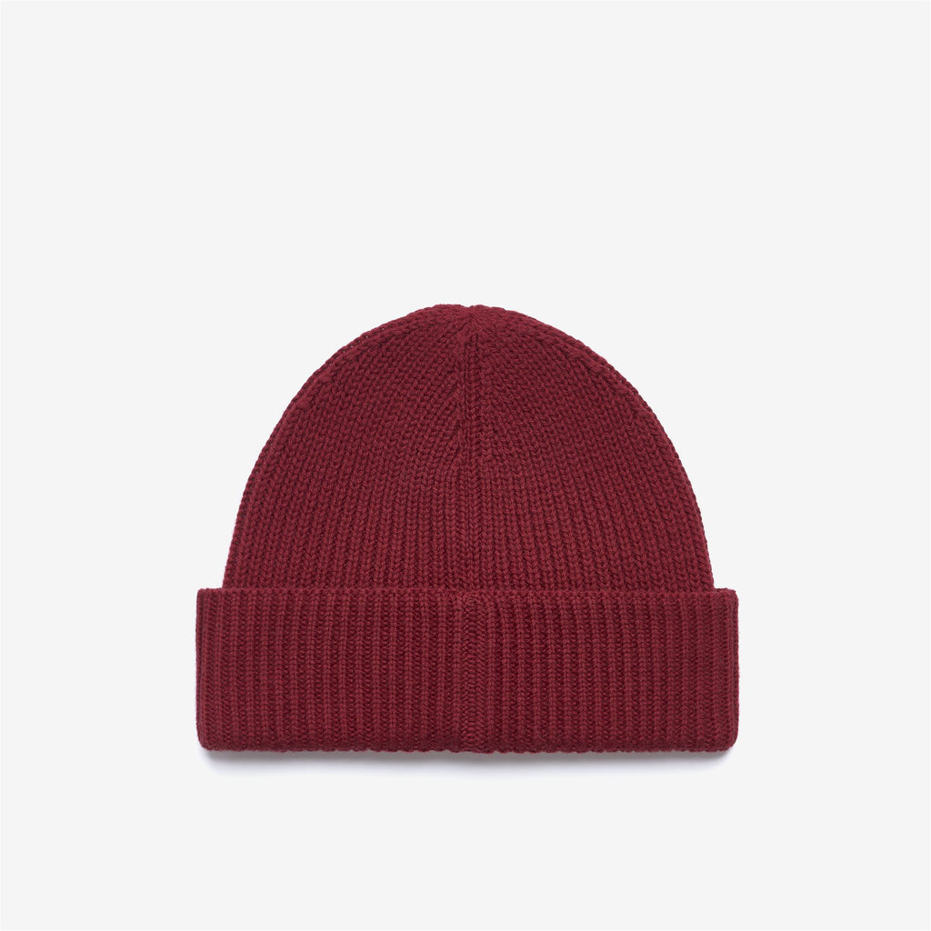 Headwear_KID UNISEX_E. BRICE CARDIGAN STITCH_Hat_Red Syrah E. - Commercial 2