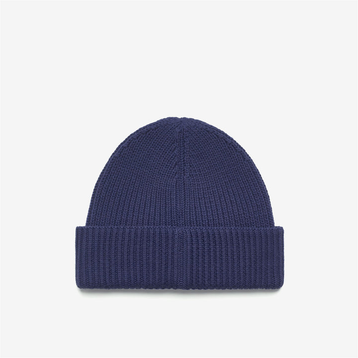 Deep cobalt Kid's Warm Turn-Up Beanie Hat 2