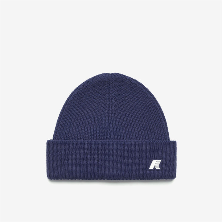 Deep cobalt Kid's Warm Turn-Up Beanie Hat 1