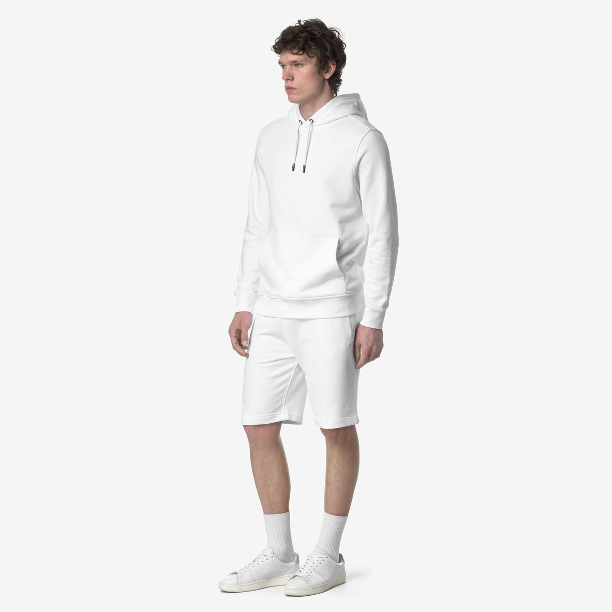 Shorts_MAN_ERIK FRENCH TERRY_Sport Shorts_White - Commercial 5