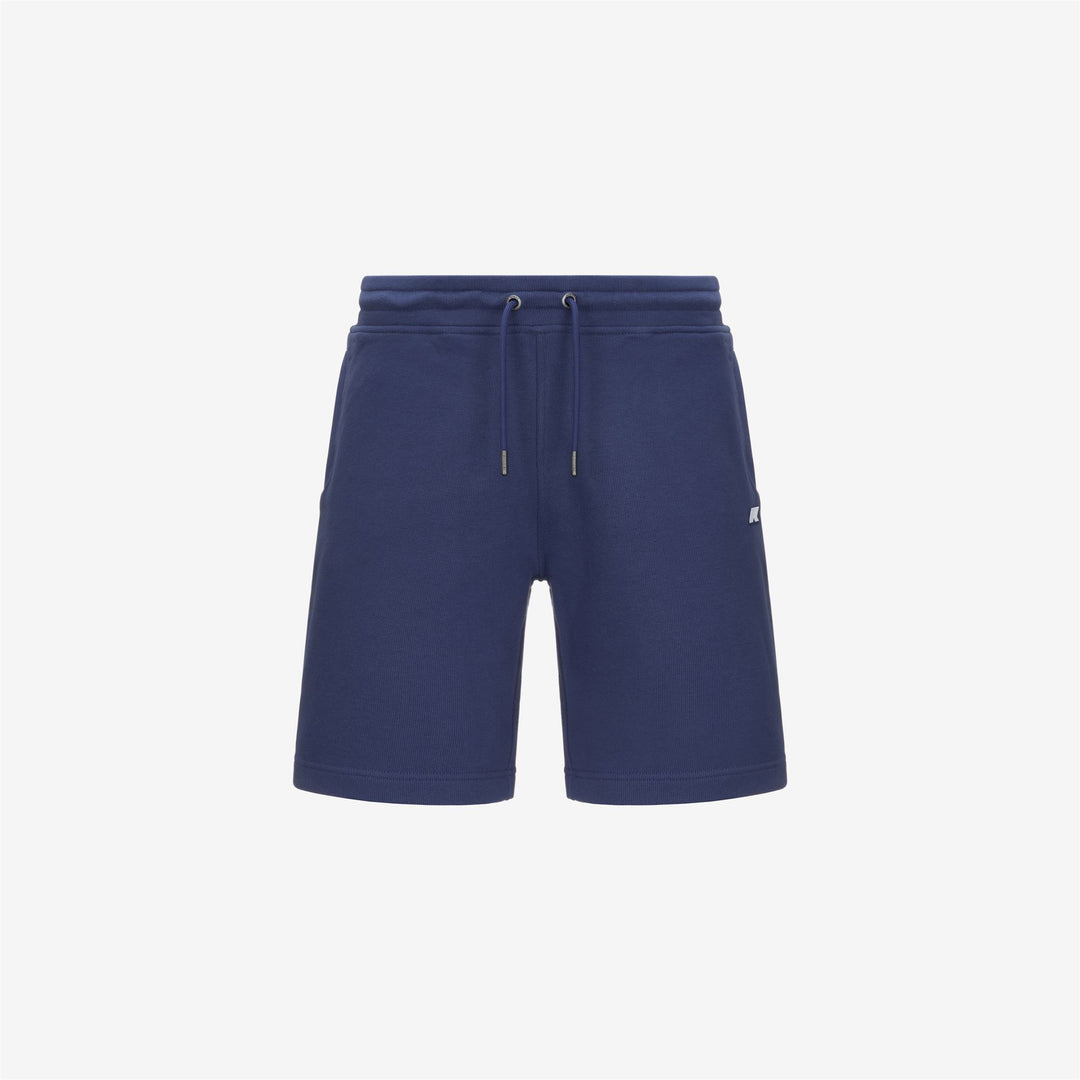 Cobalt blue Men's Sporty French Terry Shorts for City Wear 01