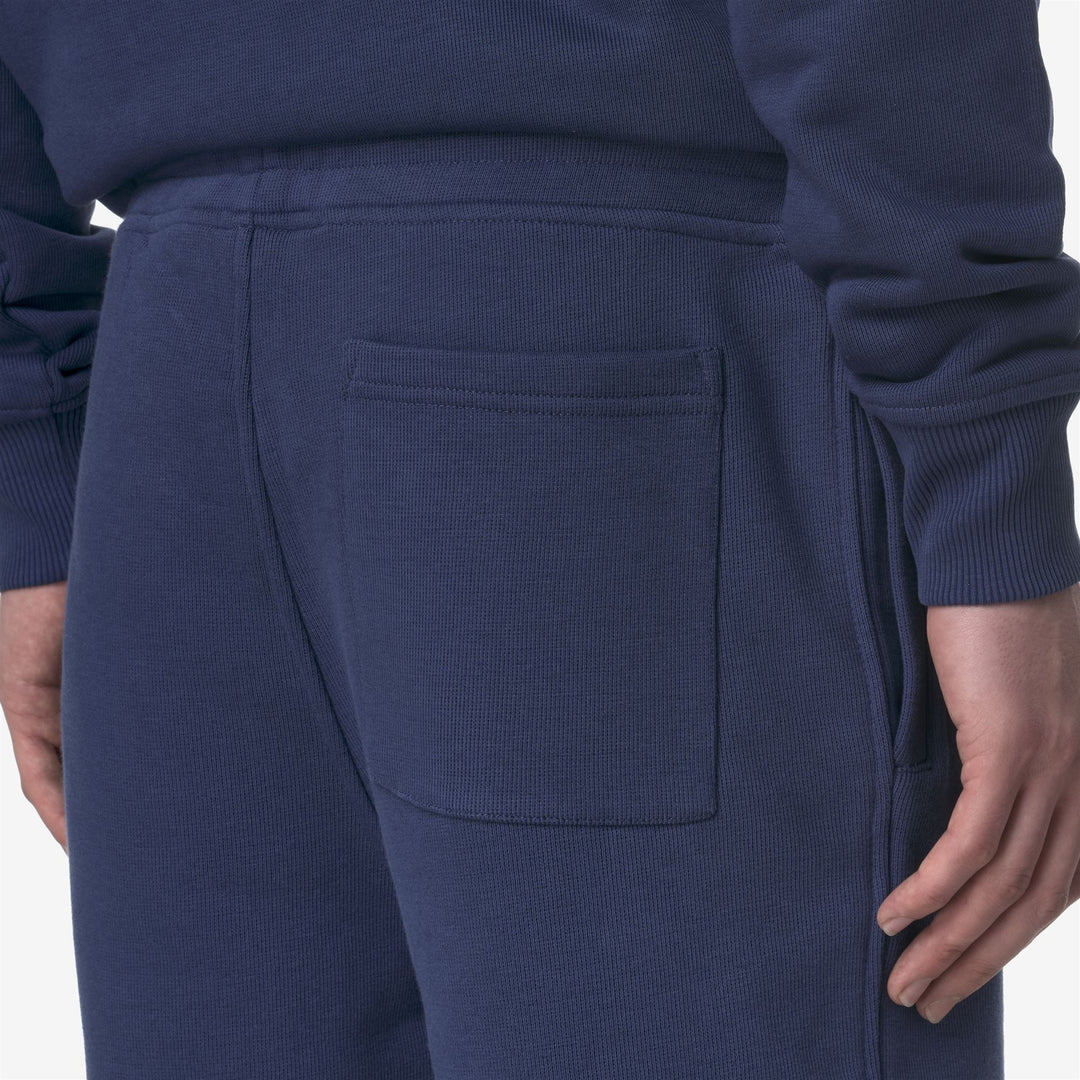 Pantaloni Corti Sportivi Uomo in French Terry Blu Cobalto per Città main