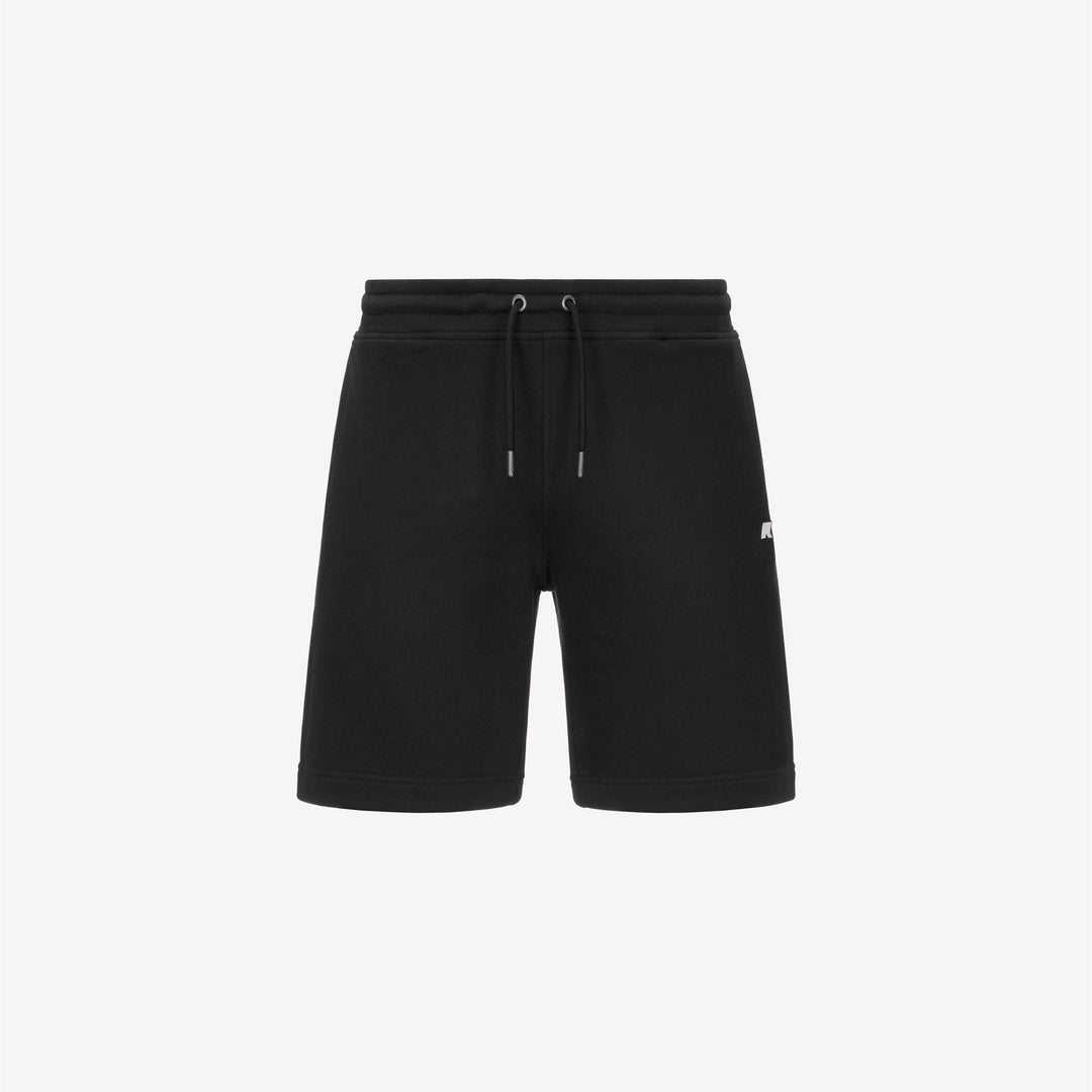 Bermuda Sportivi Uomo in French Terry Nero e Grigio 01