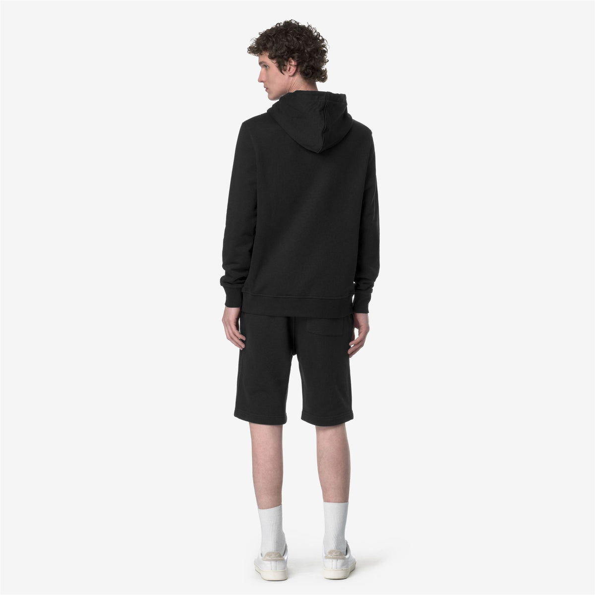 Shorts_MAN_ERIK FRENCH TERRY_Sport Shorts_Black Pure - Commercial 6