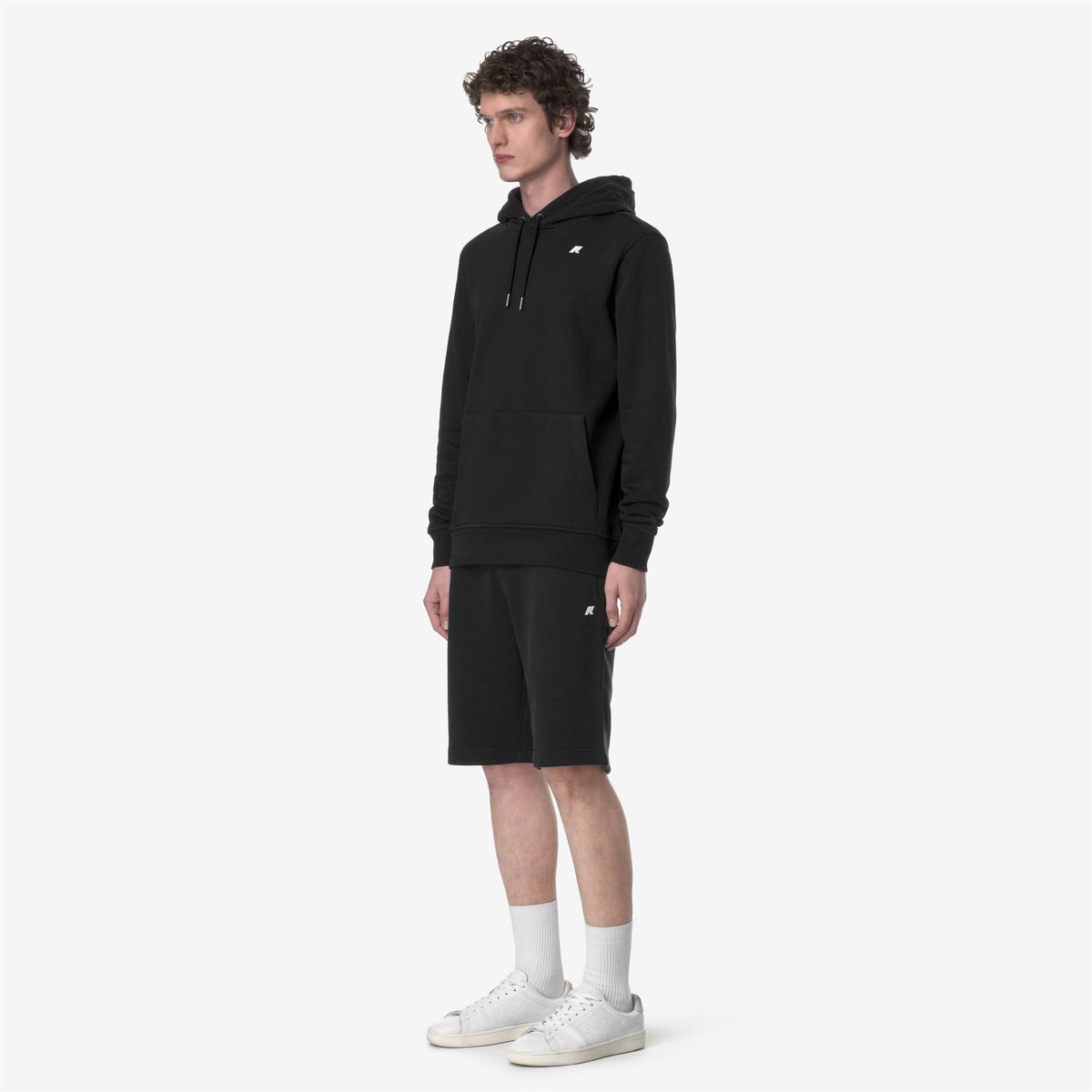 Shorts_MAN_ERIK FRENCH TERRY_Sport Shorts_Black Pure - Commercial 5