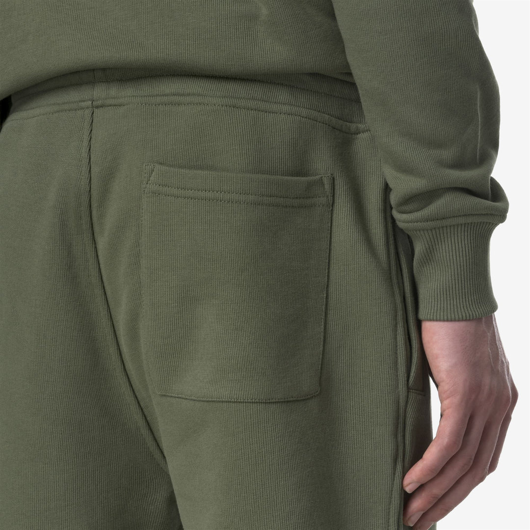 Lichen green Men's Sporty French Terry Shorts for City Wear main