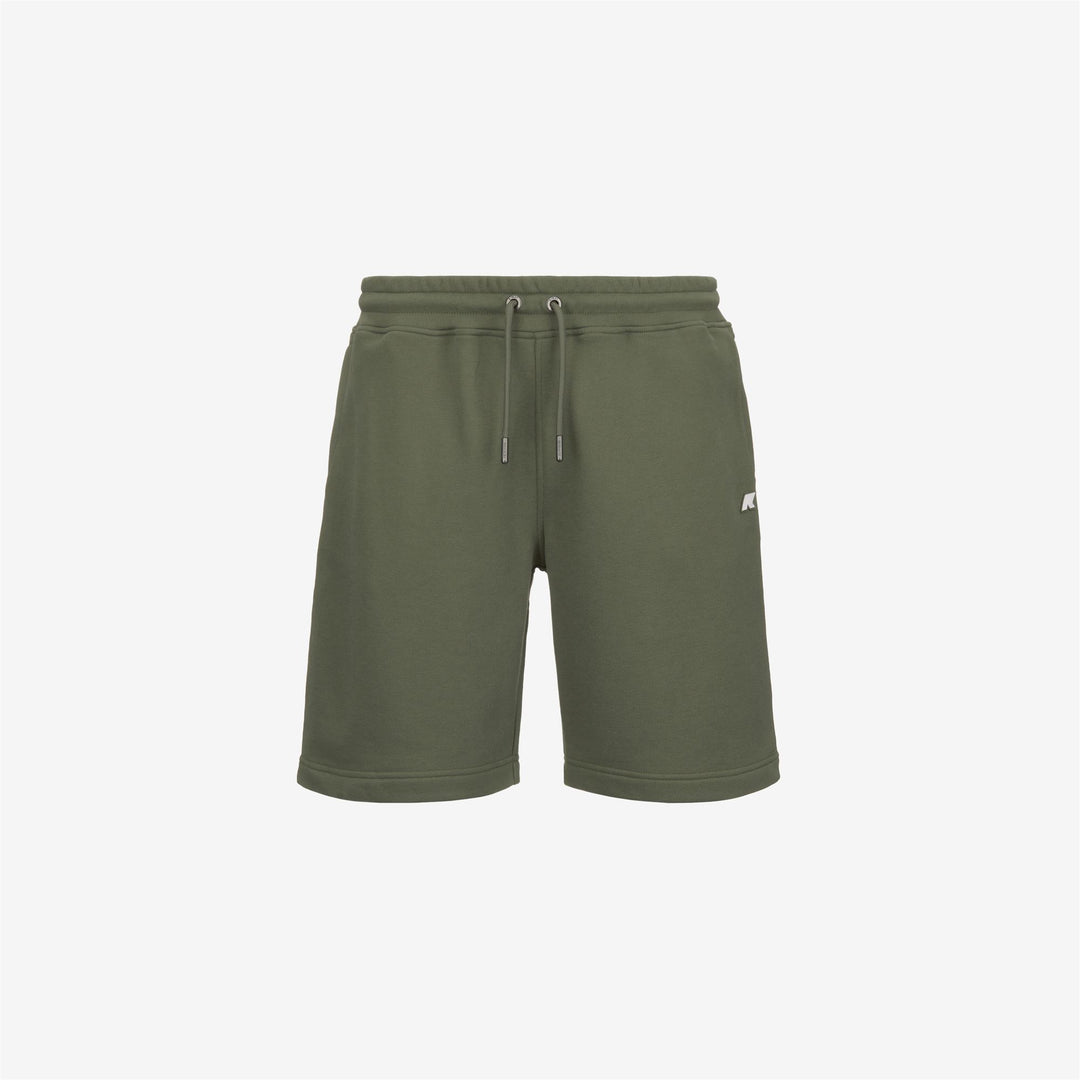 Lichen green Men's Sporty French Terry Shorts for City Wear main