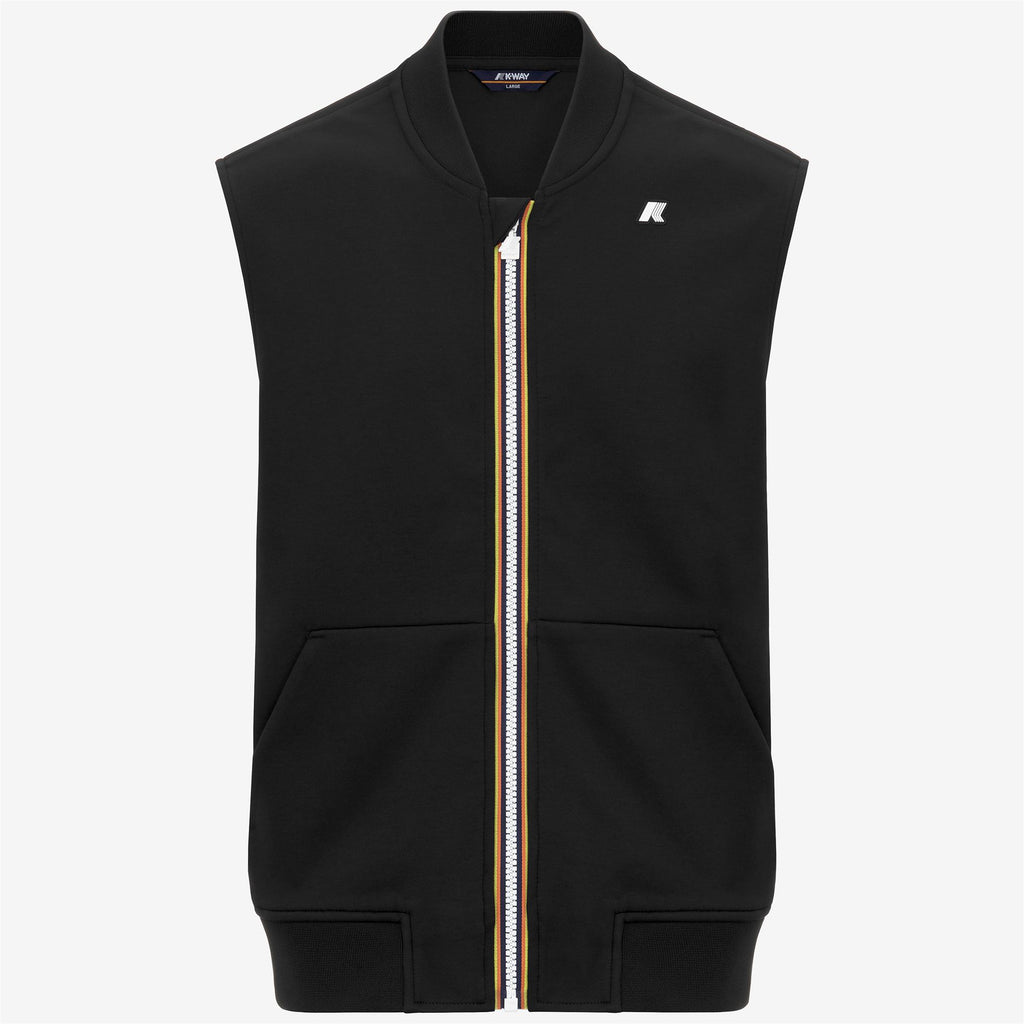 Fleece_MAN_SANDOR LIGHT SPACER_Vest_Black Pure - Commercial 1
