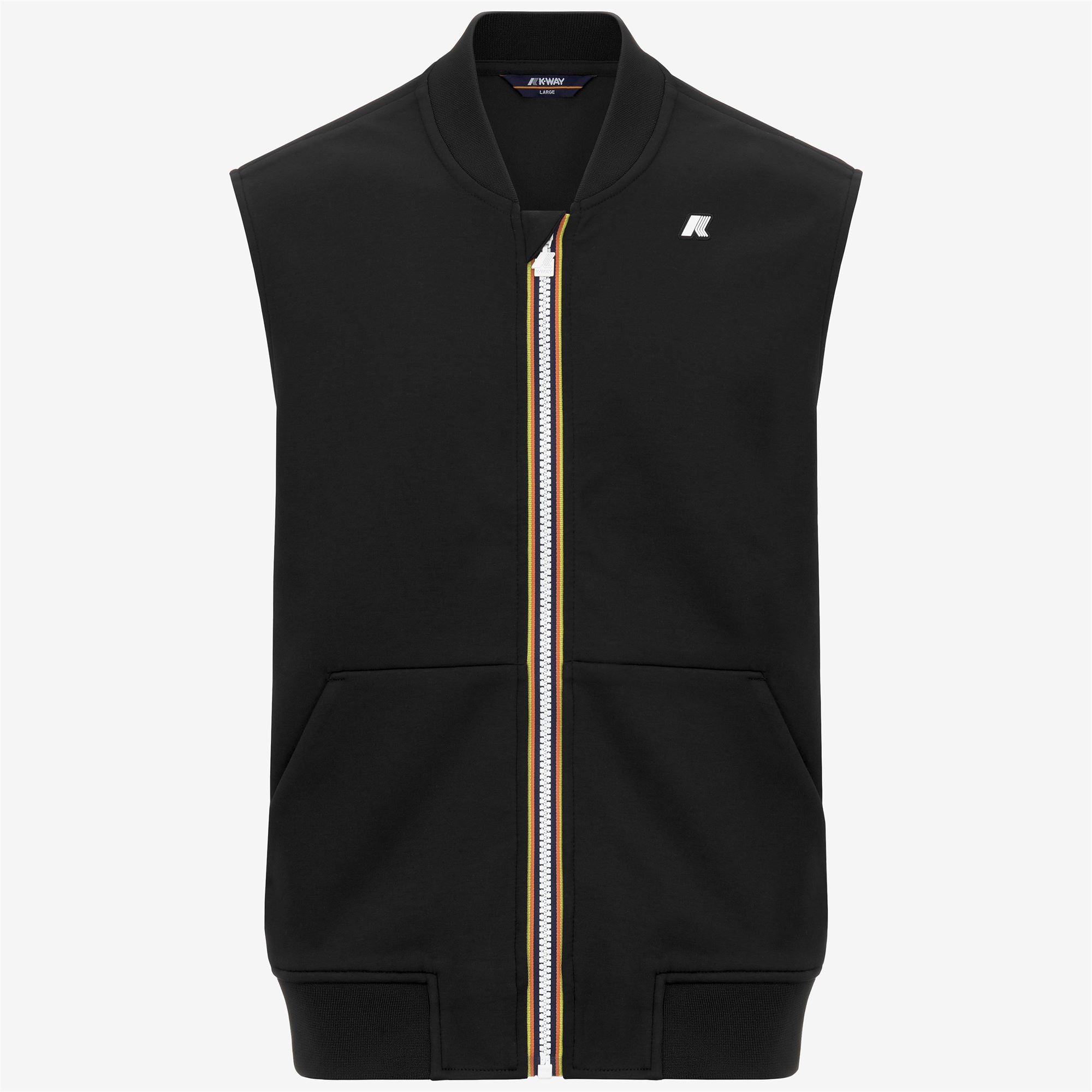 Fleece_MAN_SANDOR LIGHT SPACER_Vest_Black Pure - Commercial 1