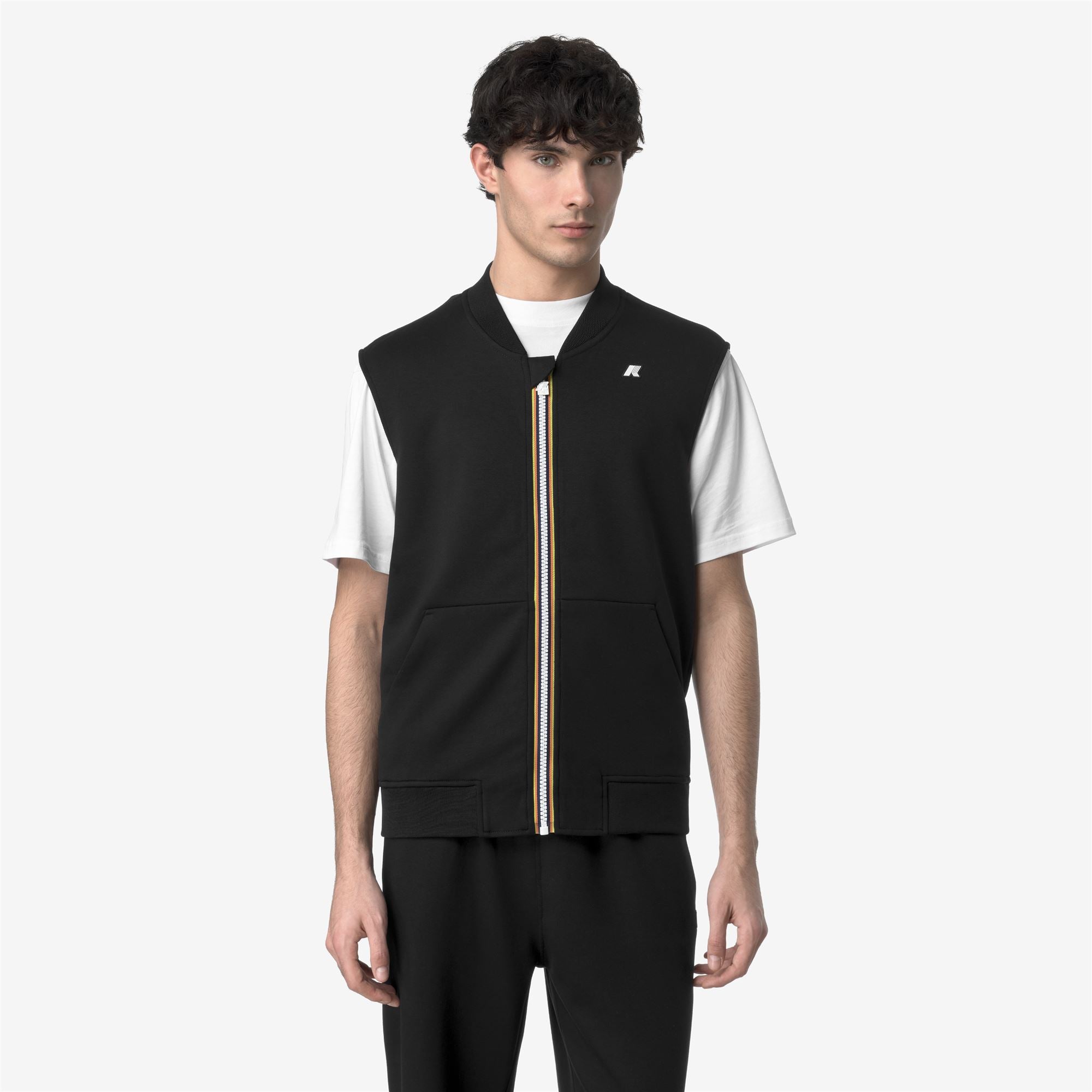 Fleece_MAN_SANDOR LIGHT SPACER_Vest_Black Pure - Commercial 4