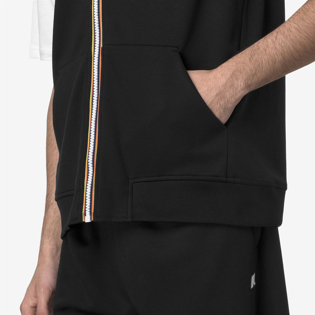 Fleece_MAN_SANDOR LIGHT SPACER_Vest_Black Pure - Commercial 7