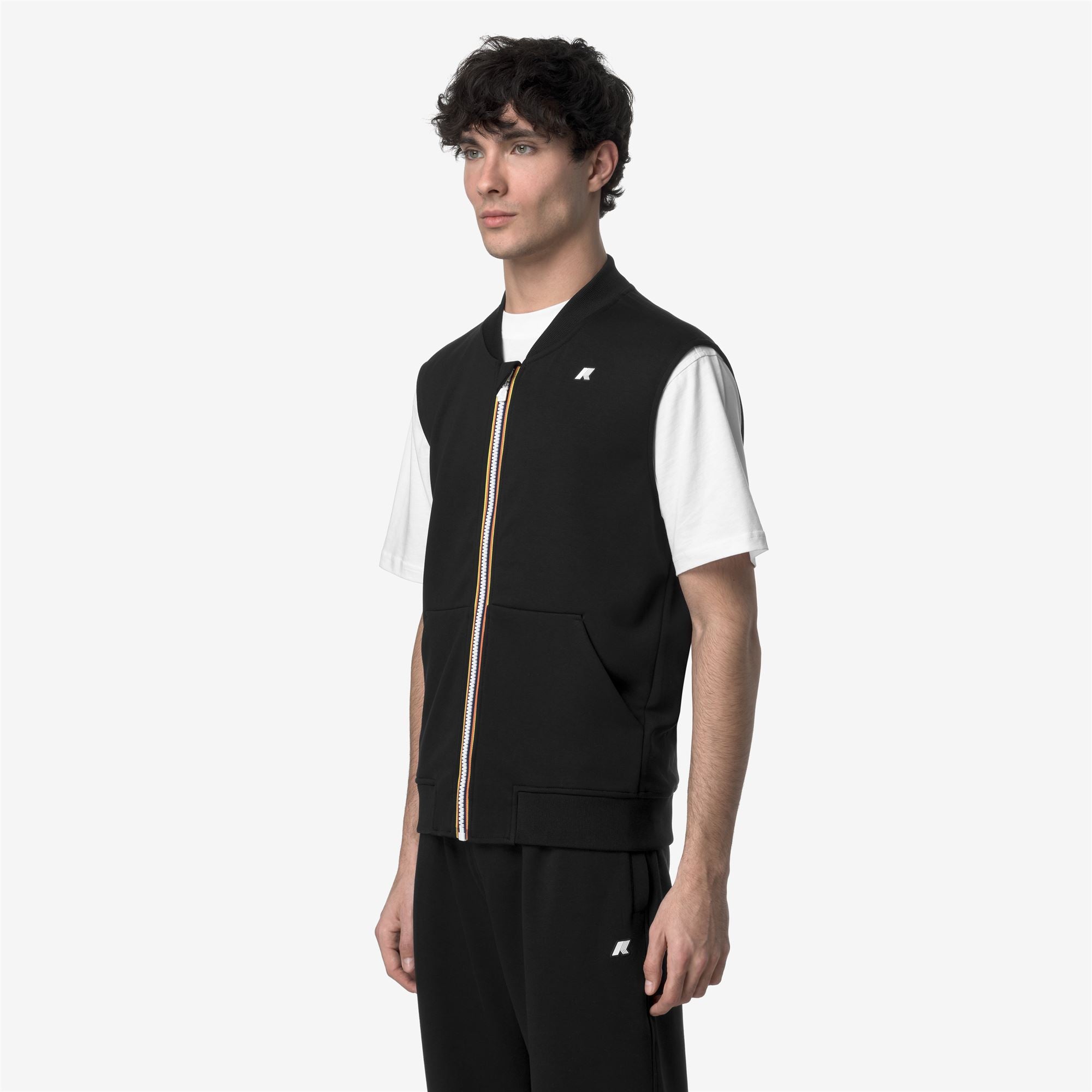 Fleece_MAN_SANDOR LIGHT SPACER_Vest_Black Pure - Commercial 5