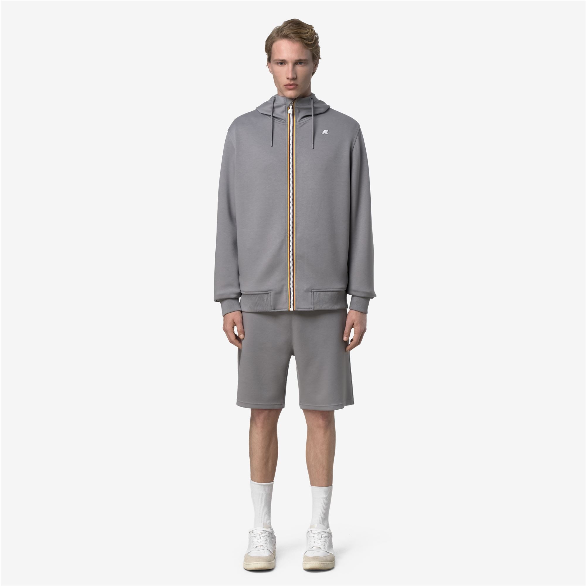 Fleece_Man_RAINER LIGHT SPACER_Jacket_Grey Frost - Commercial 4
