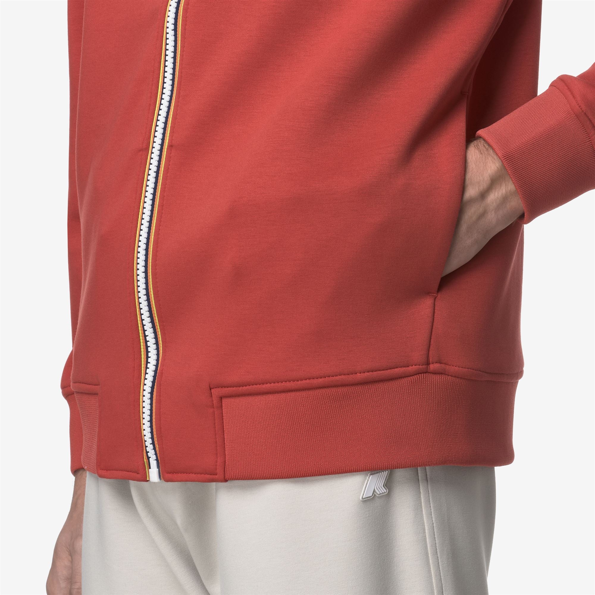 Fleece_MAN_RAINER LIGHT SPACER_Jacket_Red Jasper - Commercial 7