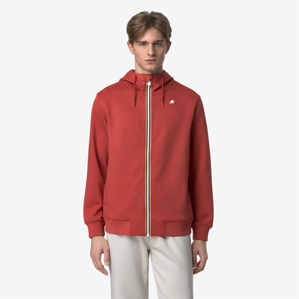 Fleece_MAN_RAINER LIGHT SPACER_Jacket_Red Jasper - Commercial 4
