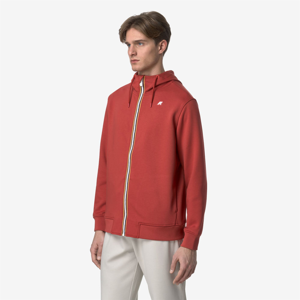 Fleece_MAN_RAINER LIGHT SPACER_Jacket_Red Jasper - Commercial 5