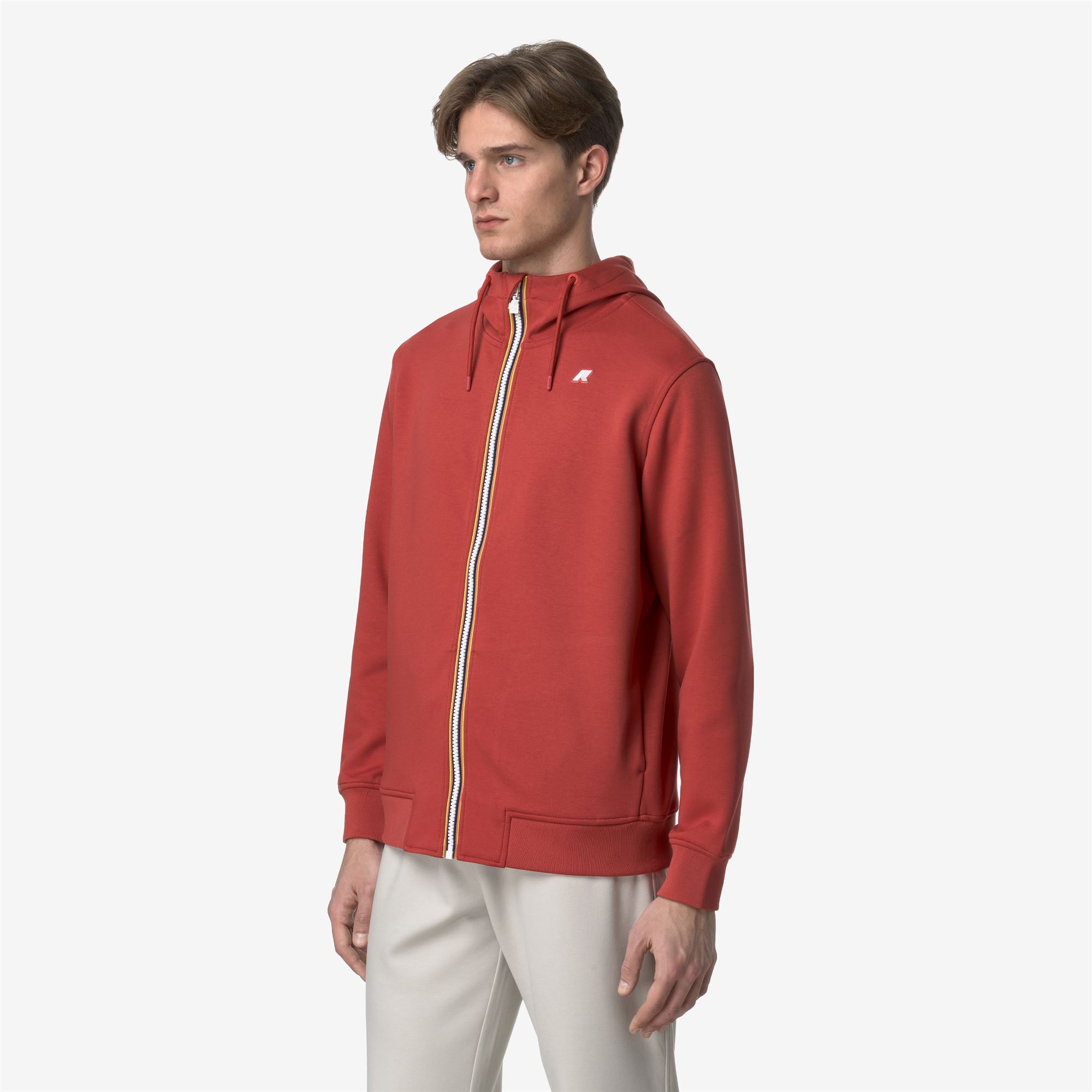 Fleece_MAN_RAINER LIGHT SPACER_Jacket_Red Jasper - Commercial 5