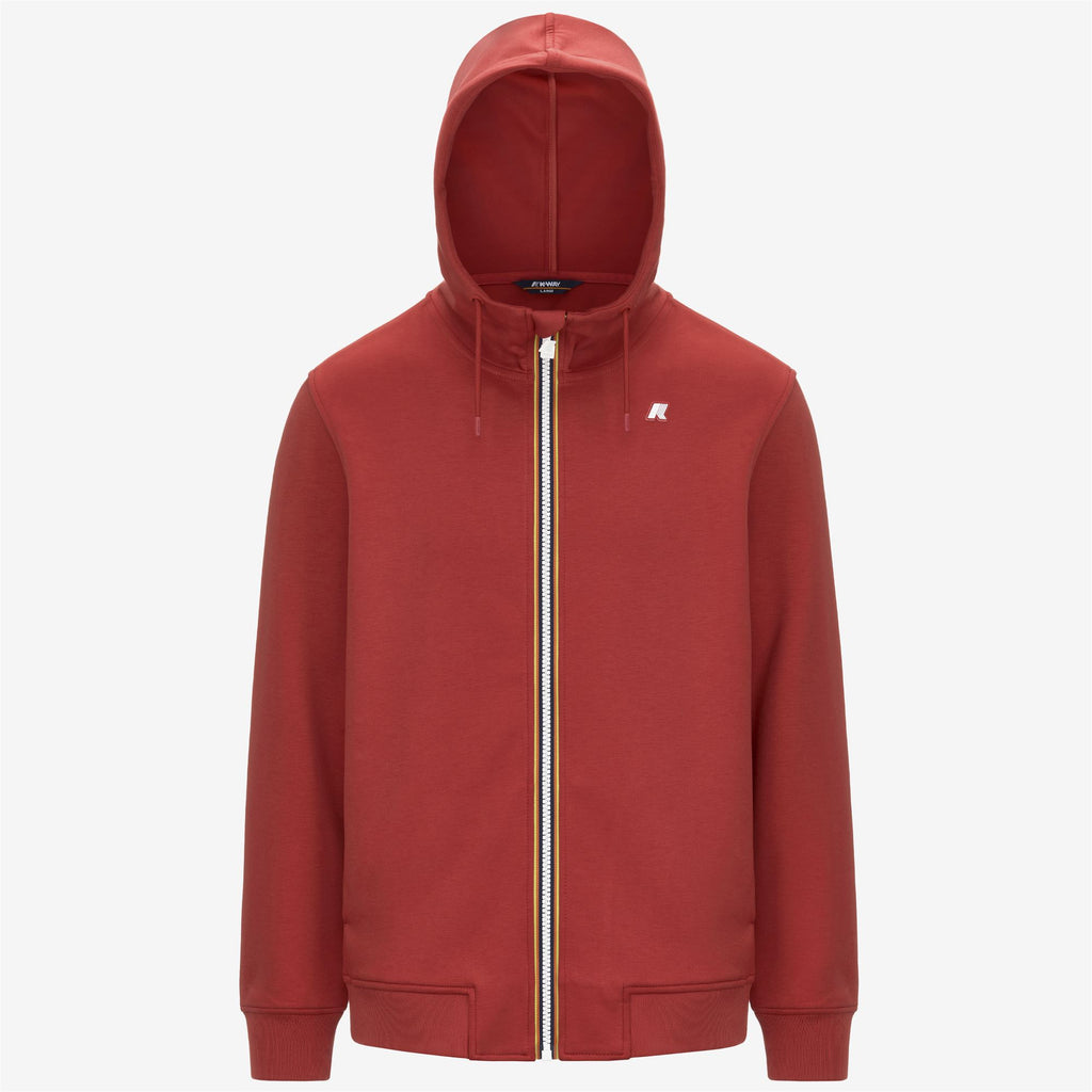 Fleece_MAN_RAINER LIGHT SPACER_Jacket_Red Jasper - Commercial 1