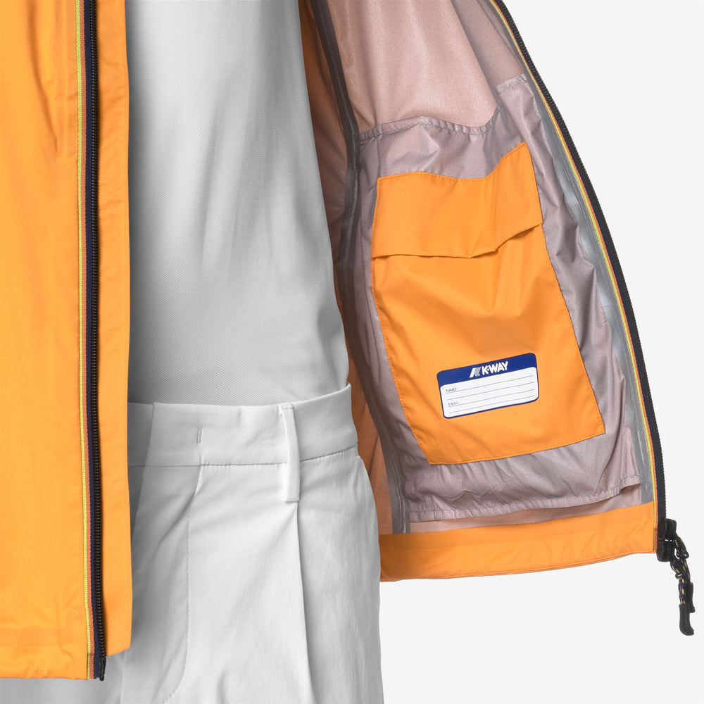 Orange Men's Golf Waterproof Vest with Insulating Membrane 02
