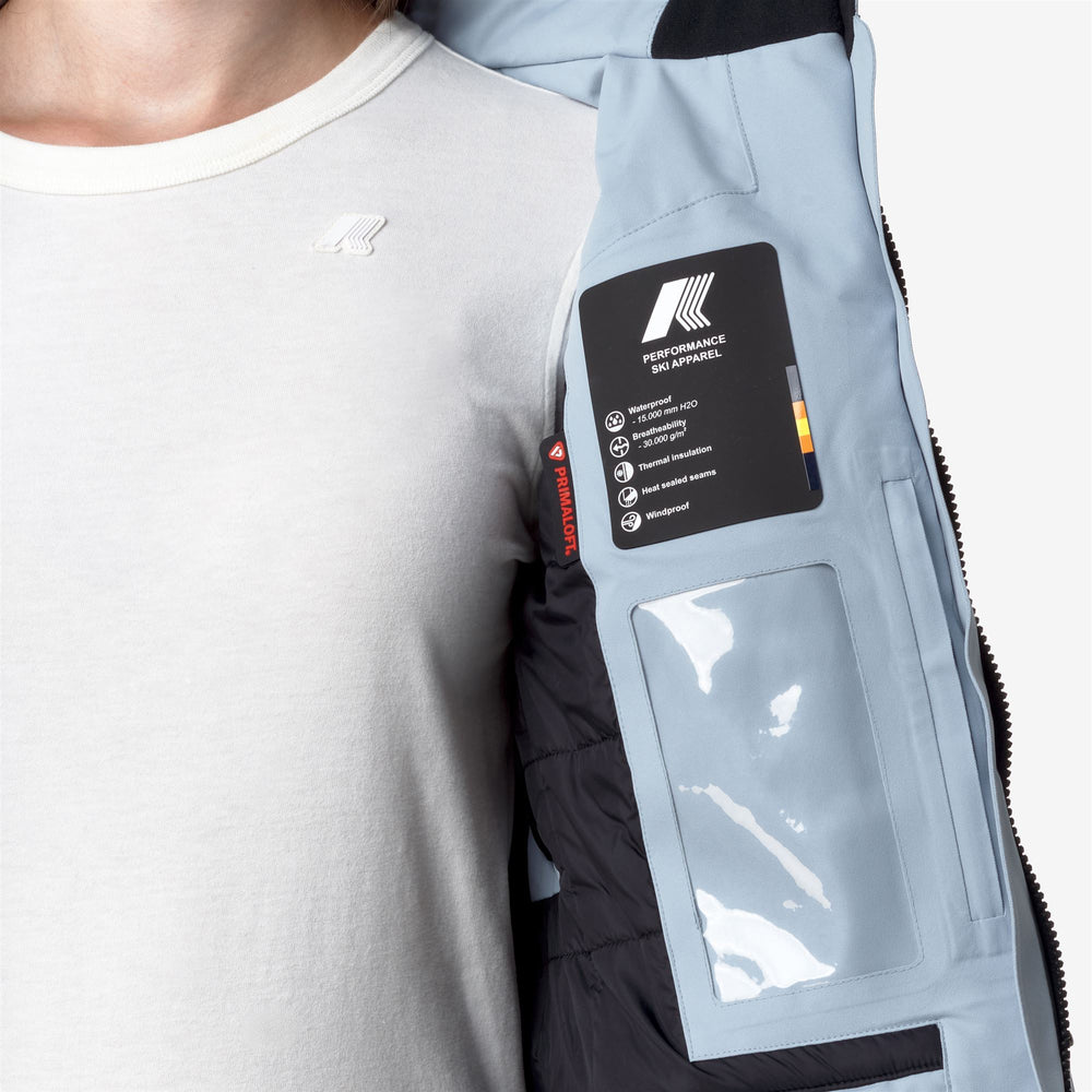 Blue Women's Ski Jacket with Eco PrimaLoft Insulation 02