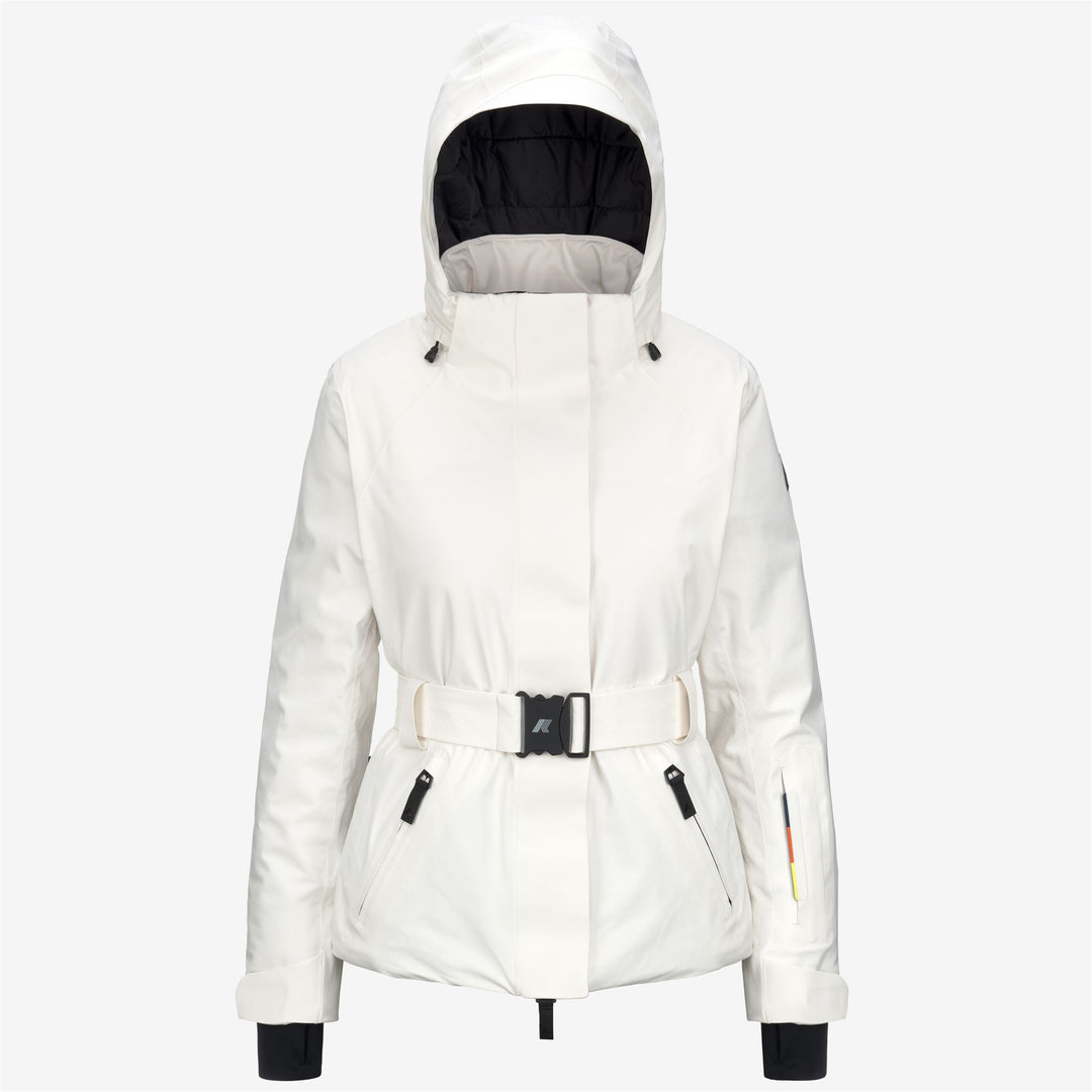 Jackets Woman CHEVRIL MICROTWILL 2L Mid WHITE GARDENIA