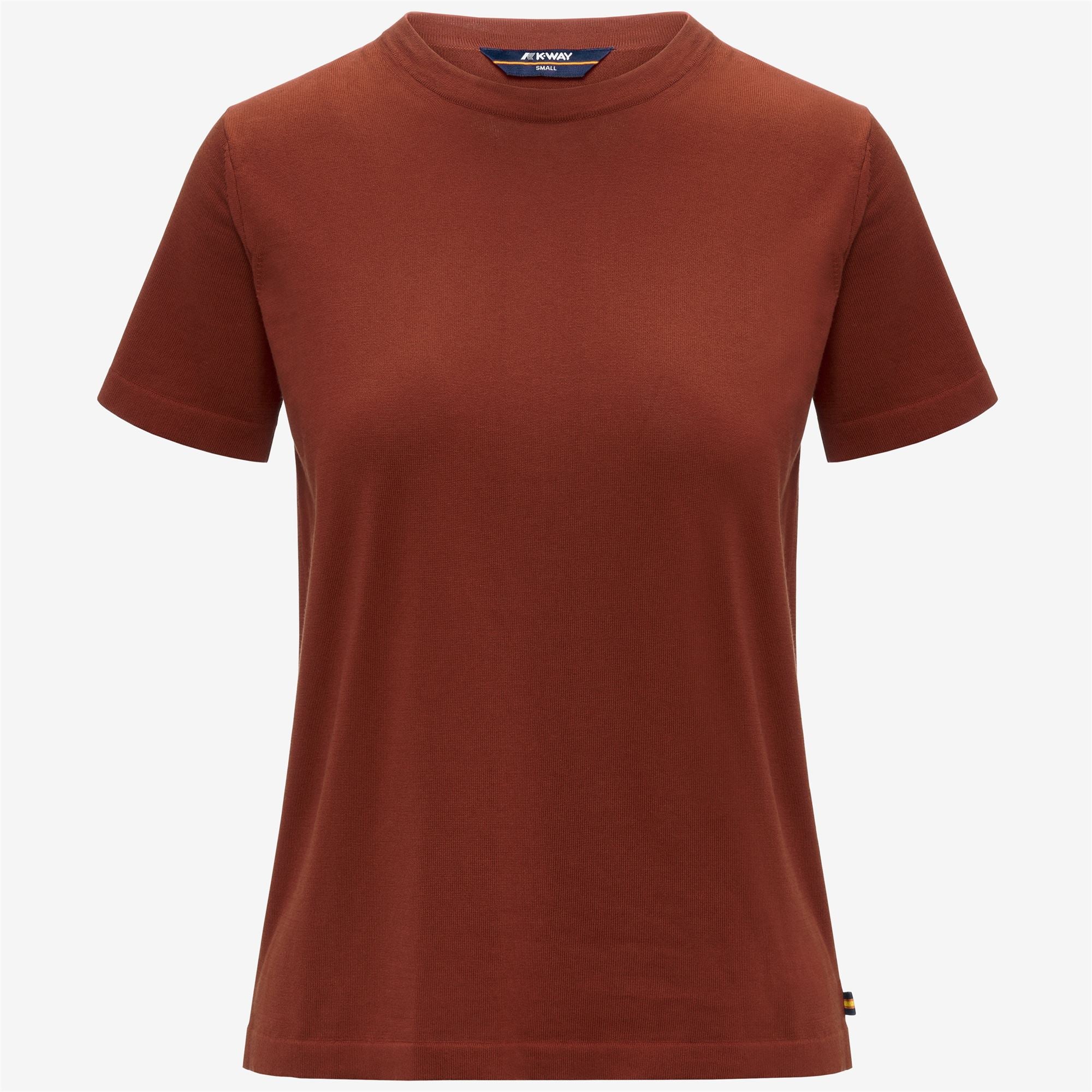 Knitwear_Woman_LASCAUX_Pull Over_Brown Reddish - Commercial 1