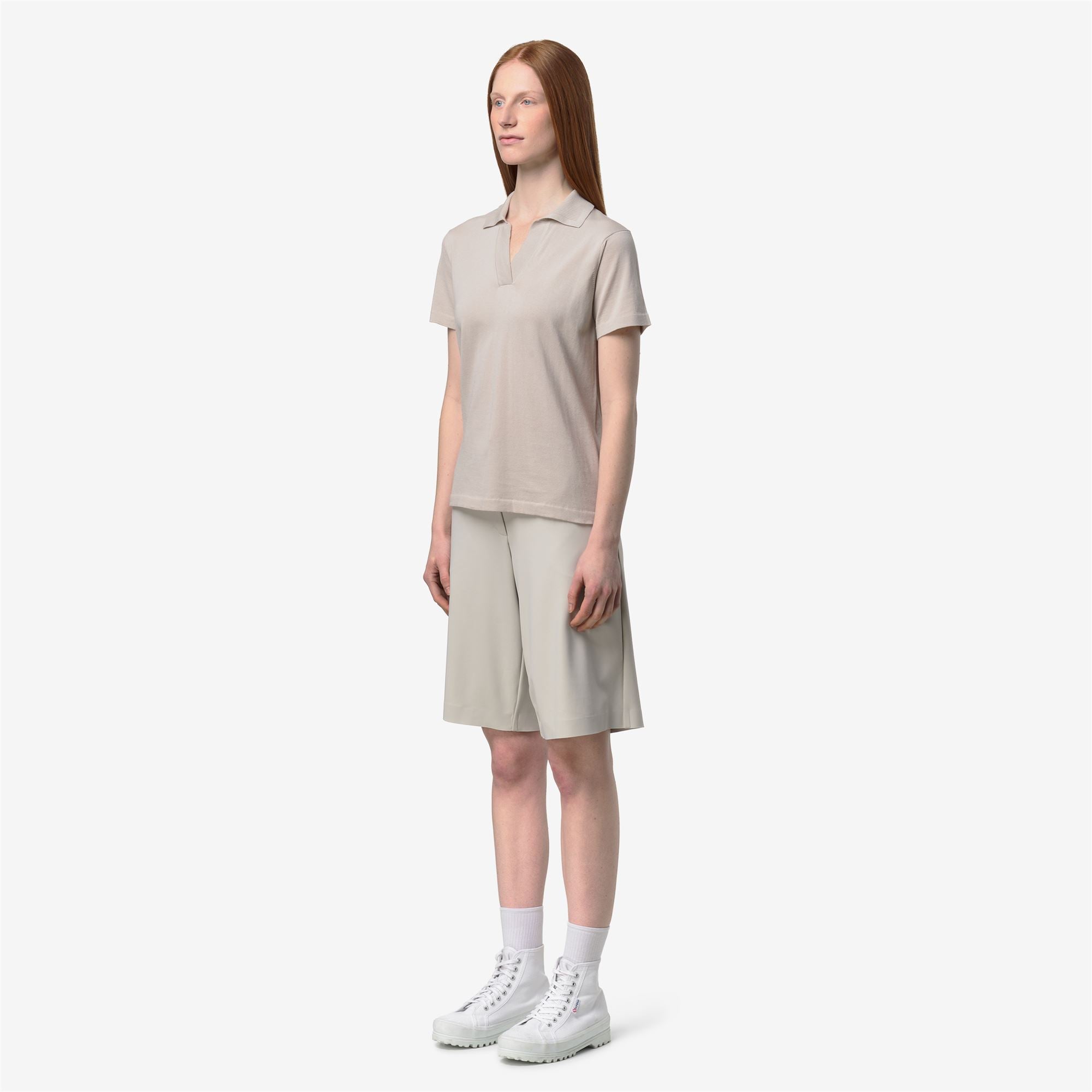Knitwear_Woman_MAZARDY_Polo_BEIGE LT - Commercial 5