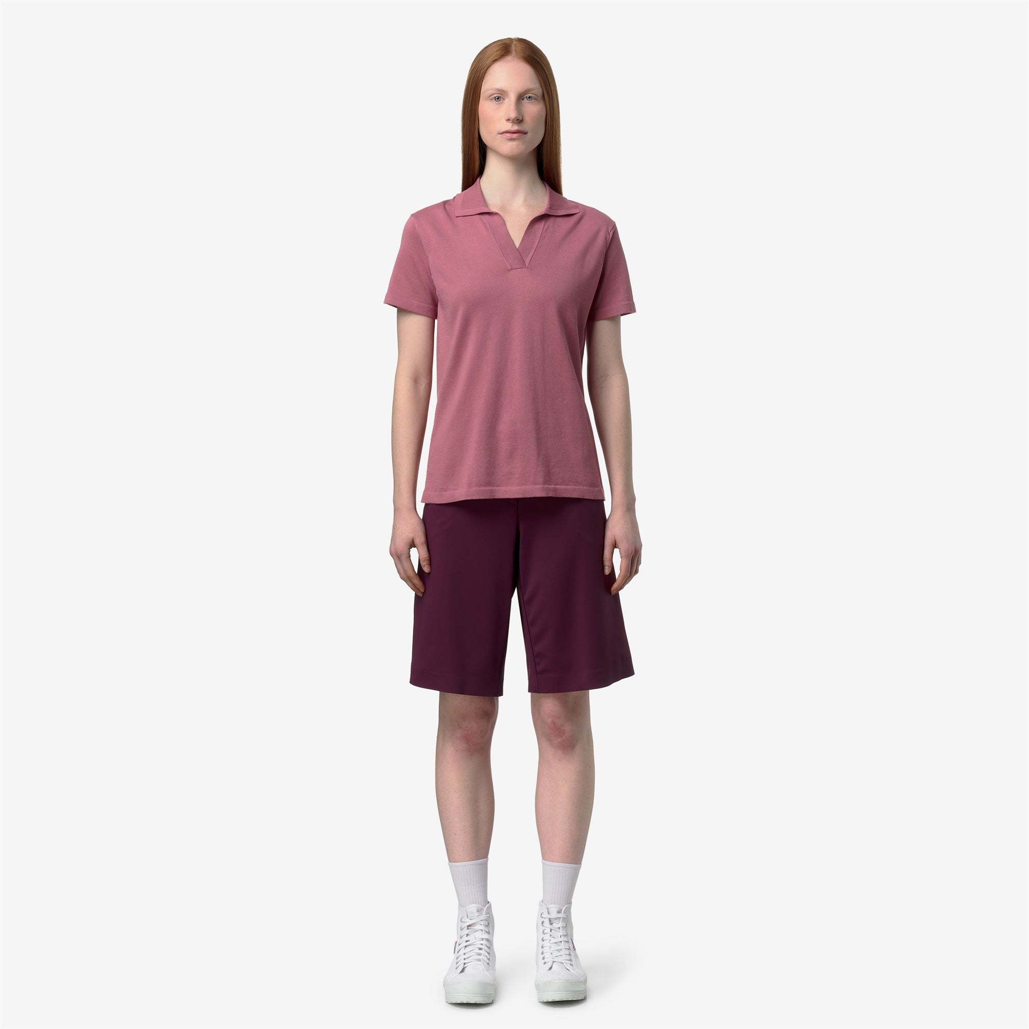 Knitwear_Woman_MAZARDY_Polo_Violet  Pinkish - Commercial 4
