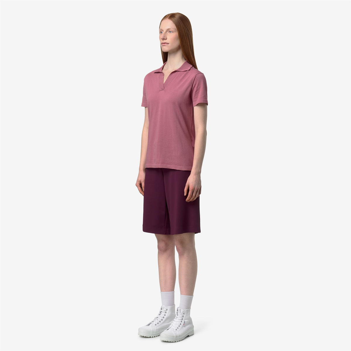 Knitwear_Woman_MAZARDY_Polo_Violet  Pinkish - Commercial 5