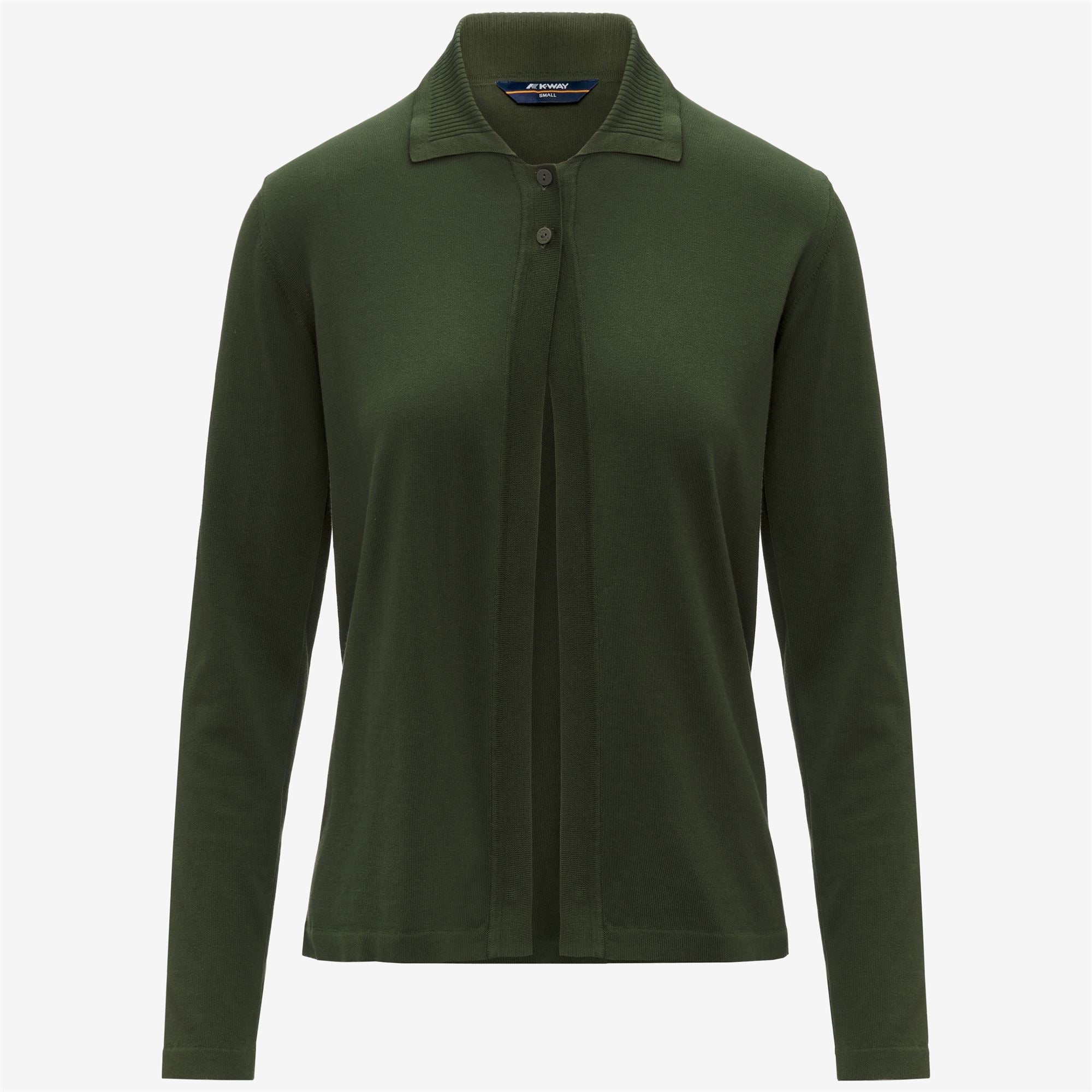 Knitwear_Woman_LENID_Jacket_Green Africa - Commercial 1