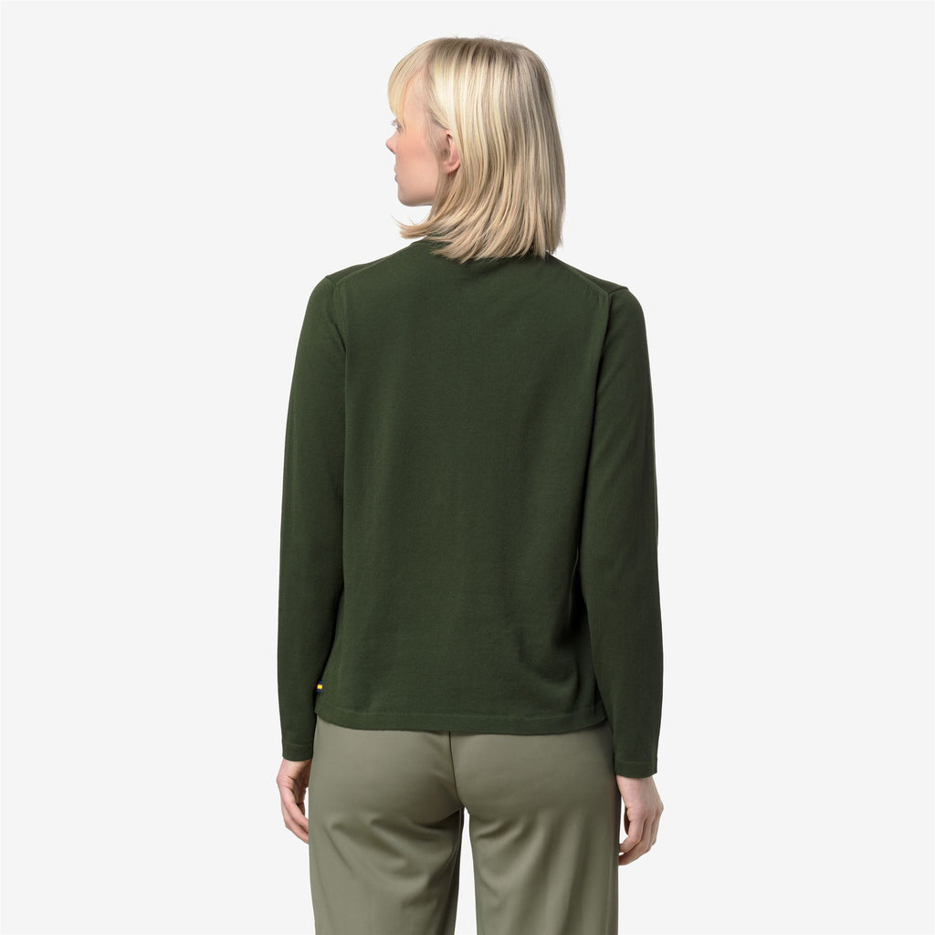 Knitwear_Woman_LENID_Jacket_Green Africa - Commercial 6