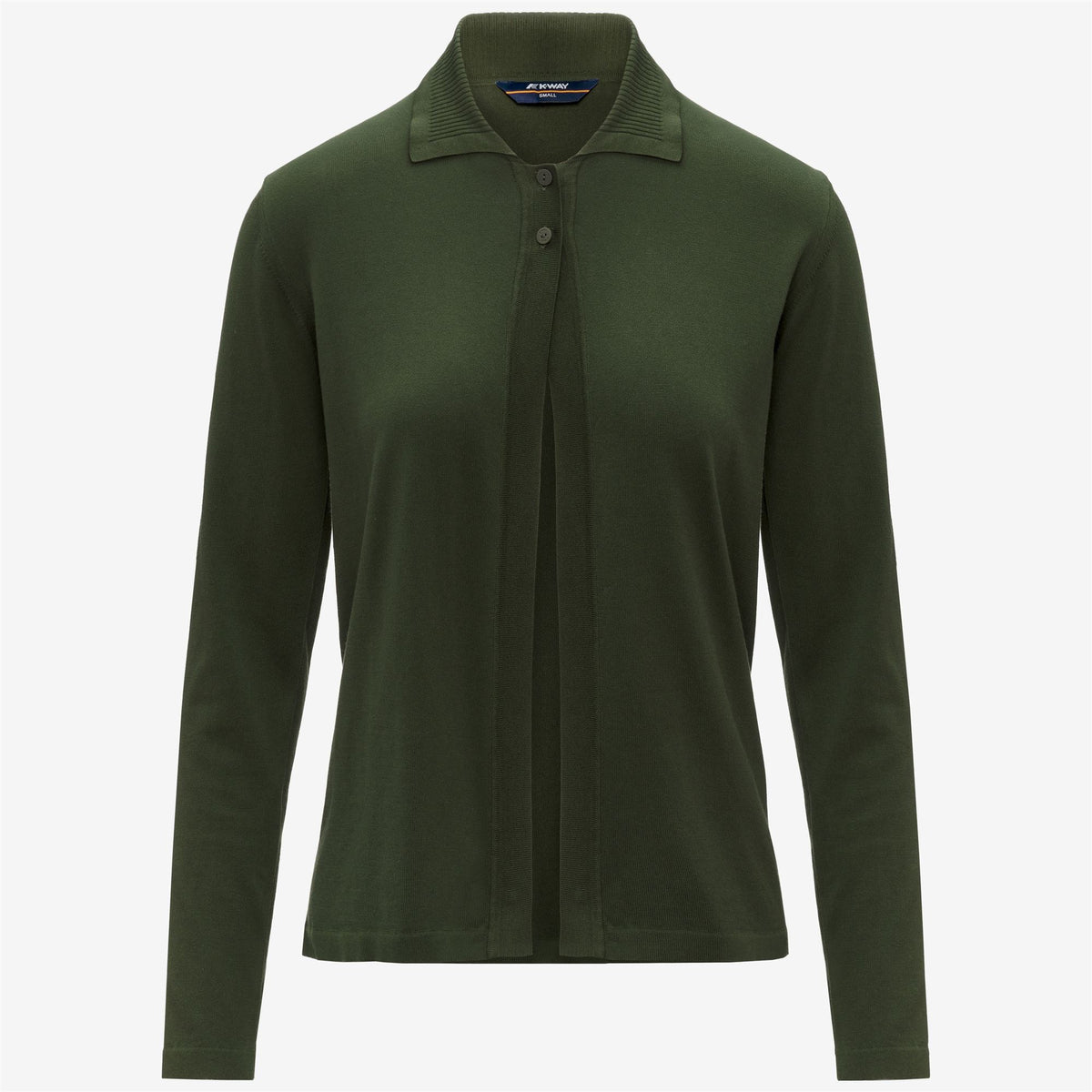Knitwear_Woman_LENID_Jacket_Green Africa - Commercial 1