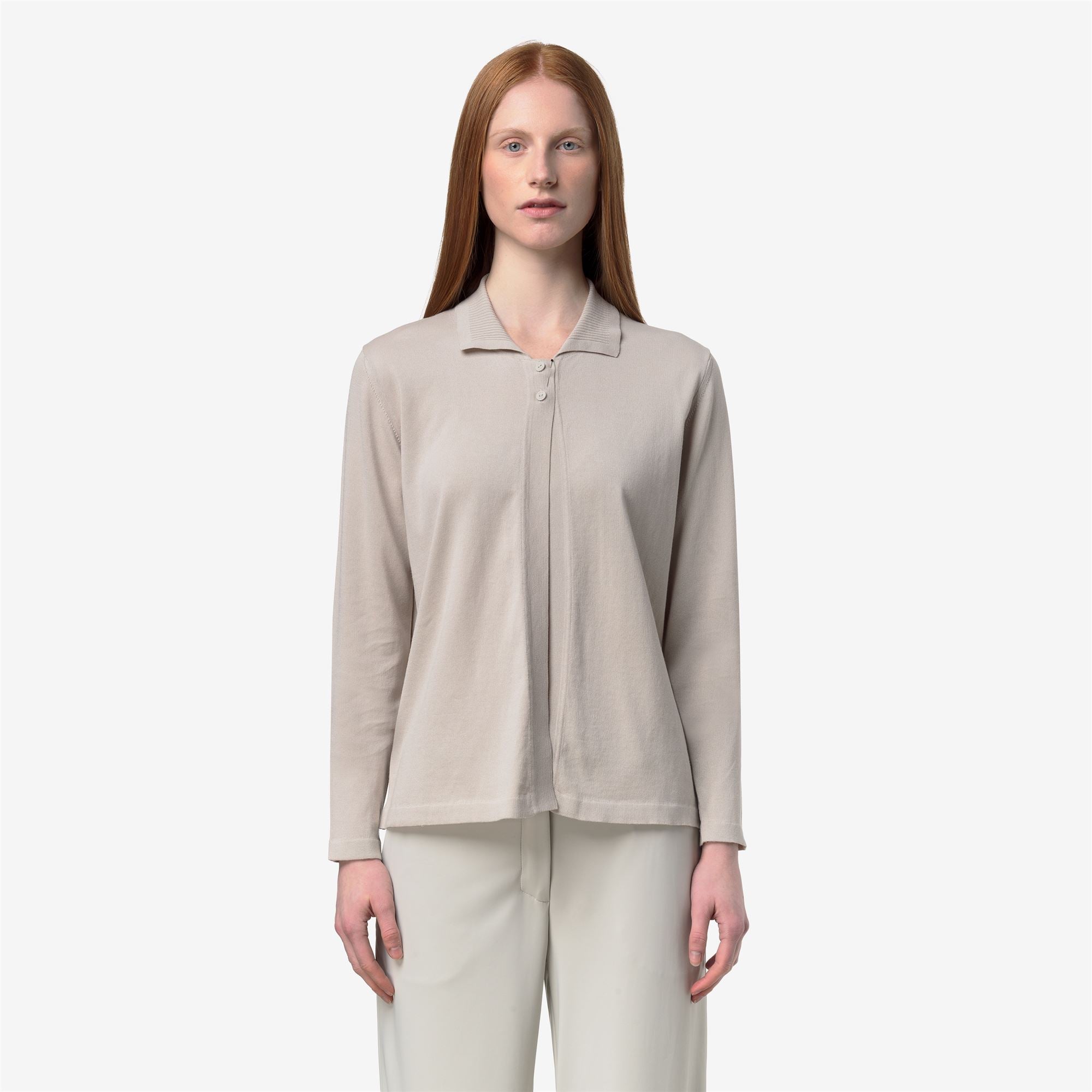 Knitwear_Woman_LENID_Jacket_BEIGE LT - Commercial 4