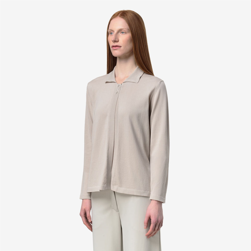 Knitwear_Woman_LENID_Jacket_BEIGE LT - Commercial 5