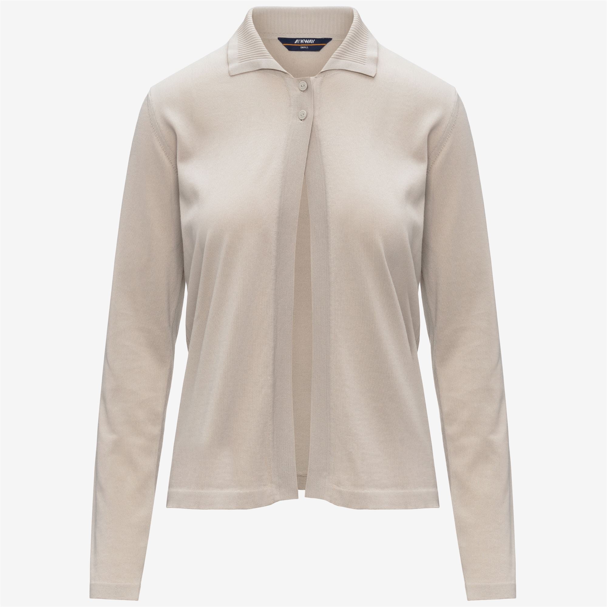 Knitwear_Woman_LENID_Jacket_BEIGE LT - Commercial 1