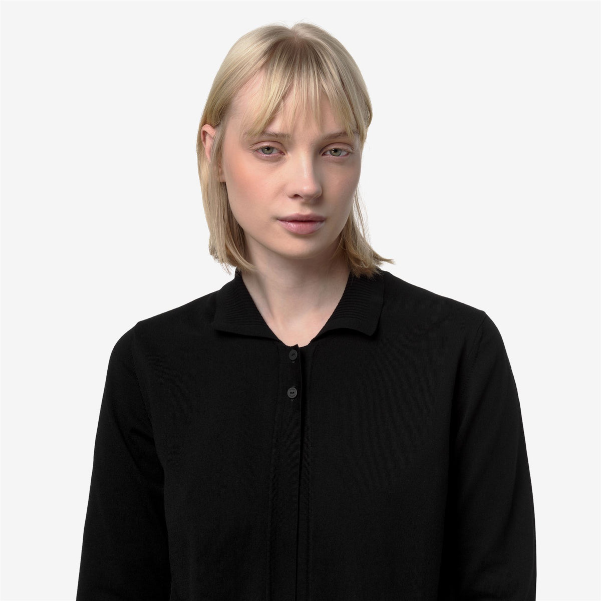 Knitwear_Woman_LENID_Jacket_Black Pure - Commercial 7