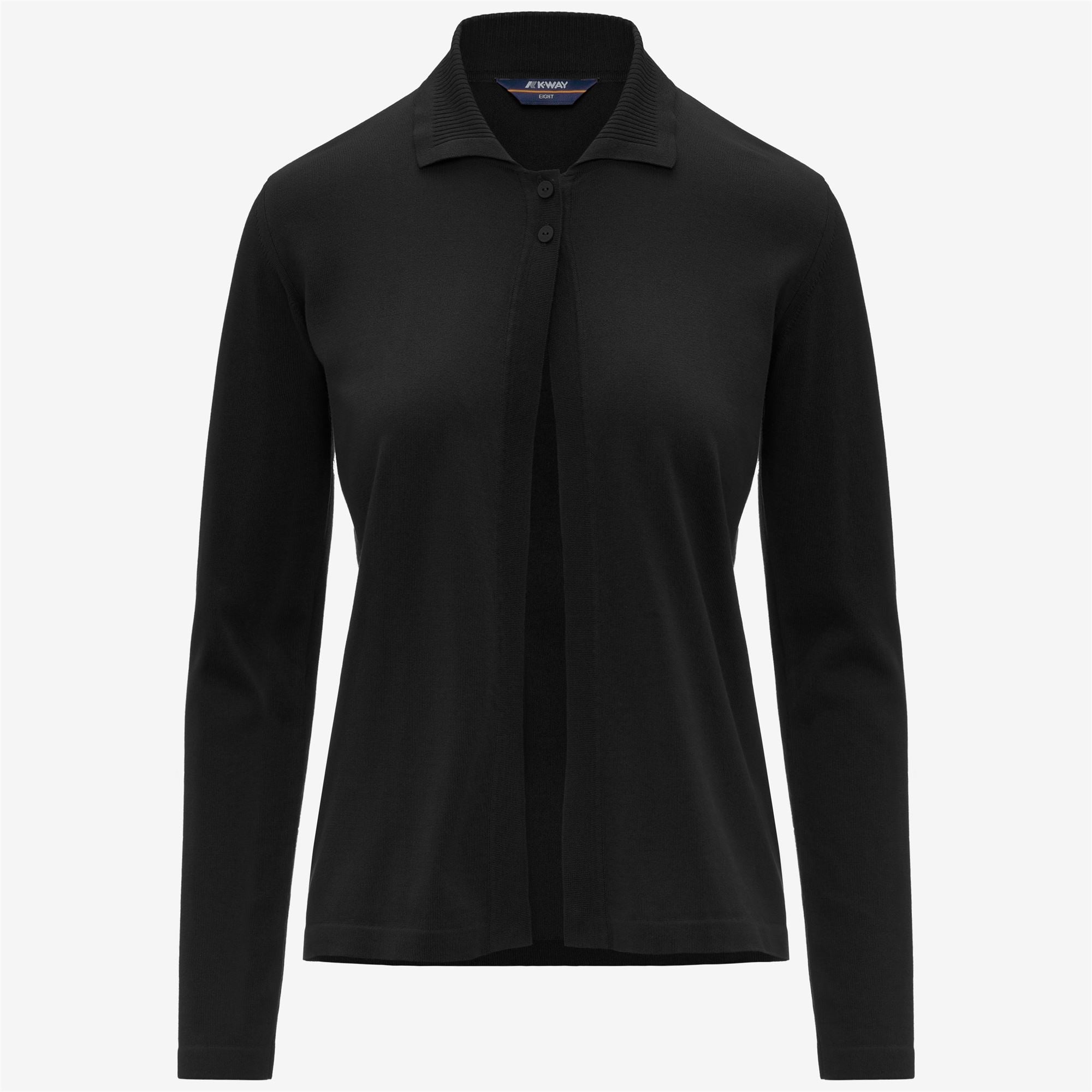 Knitwear_Woman_LENID_Jacket_Black Pure - Commercial 1
