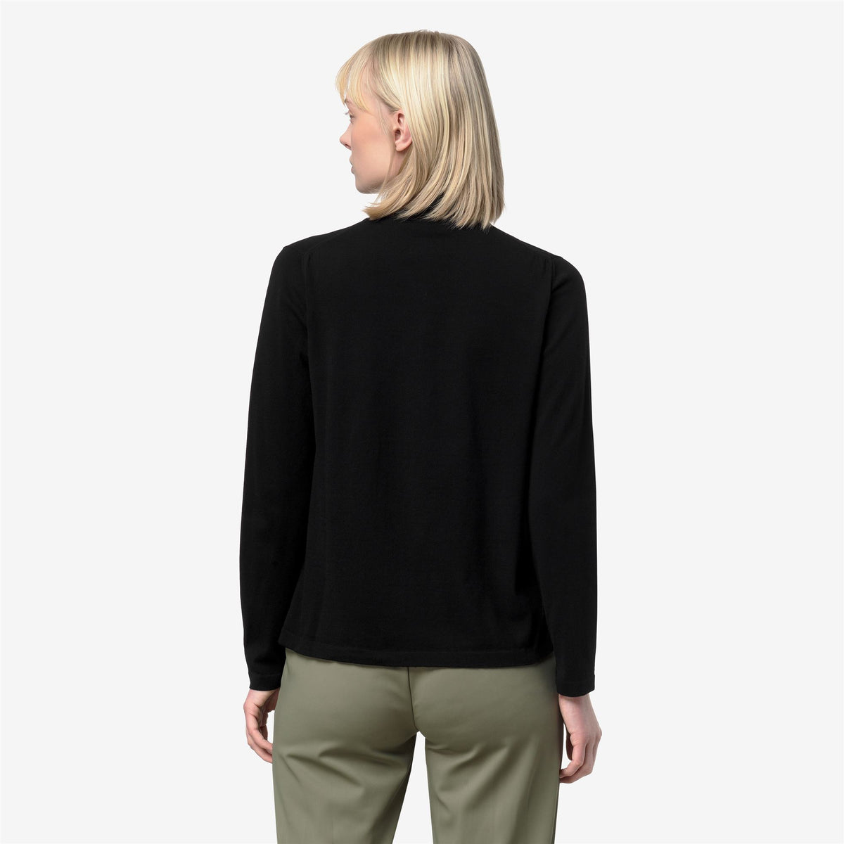 Knitwear_Woman_LENID_Jacket_Black Pure - Commercial 6