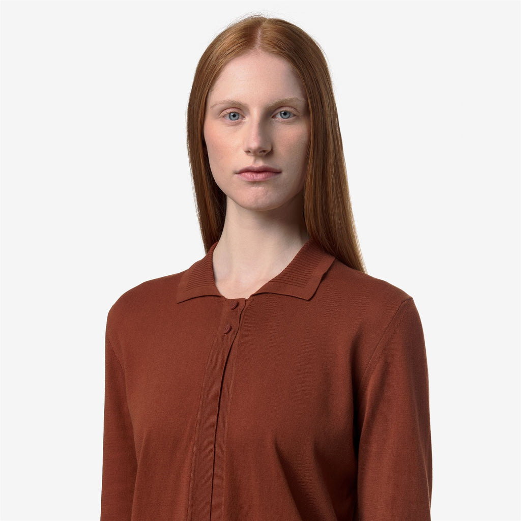 Knitwear_Woman_LENID_Jacket_Brown Reddish - Commercial 7