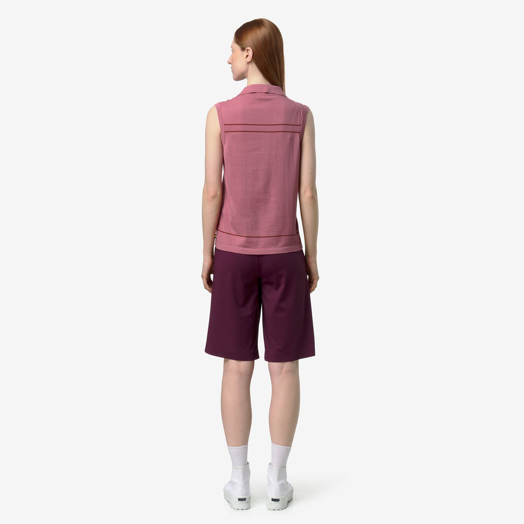 Knitwear_Woman_JALIGNE STRIPES_Vest_Violet  Pinkish - Brown Reddish - Commercial 6