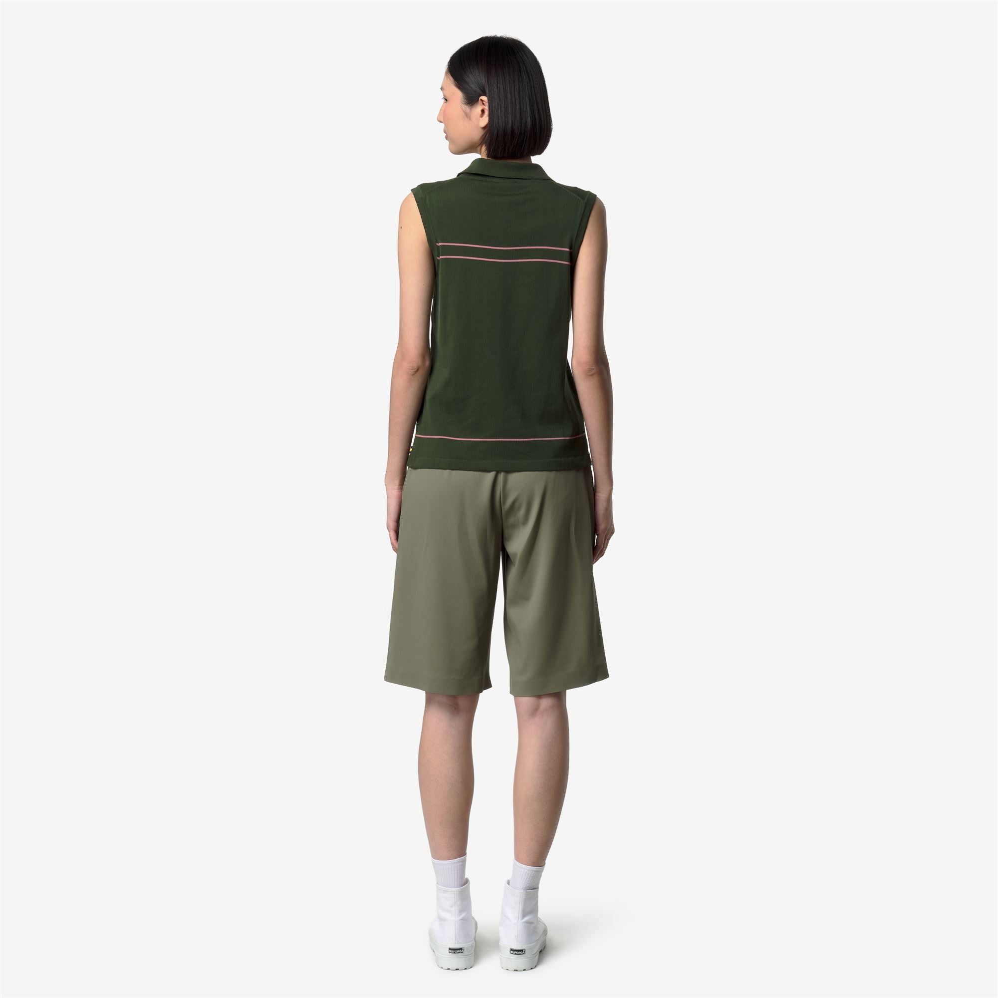 Knitwear_Woman_JALIGNE STRIPES_Vest_Green Africa - Violet  Pinkish - Commercial 6