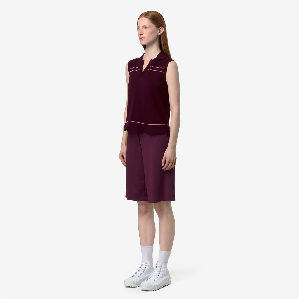 Knitwear_Woman_JALIGNE STRIPES_Vest_VIOLET BURNISHED - VIOLET PINKISH - Commercial 5