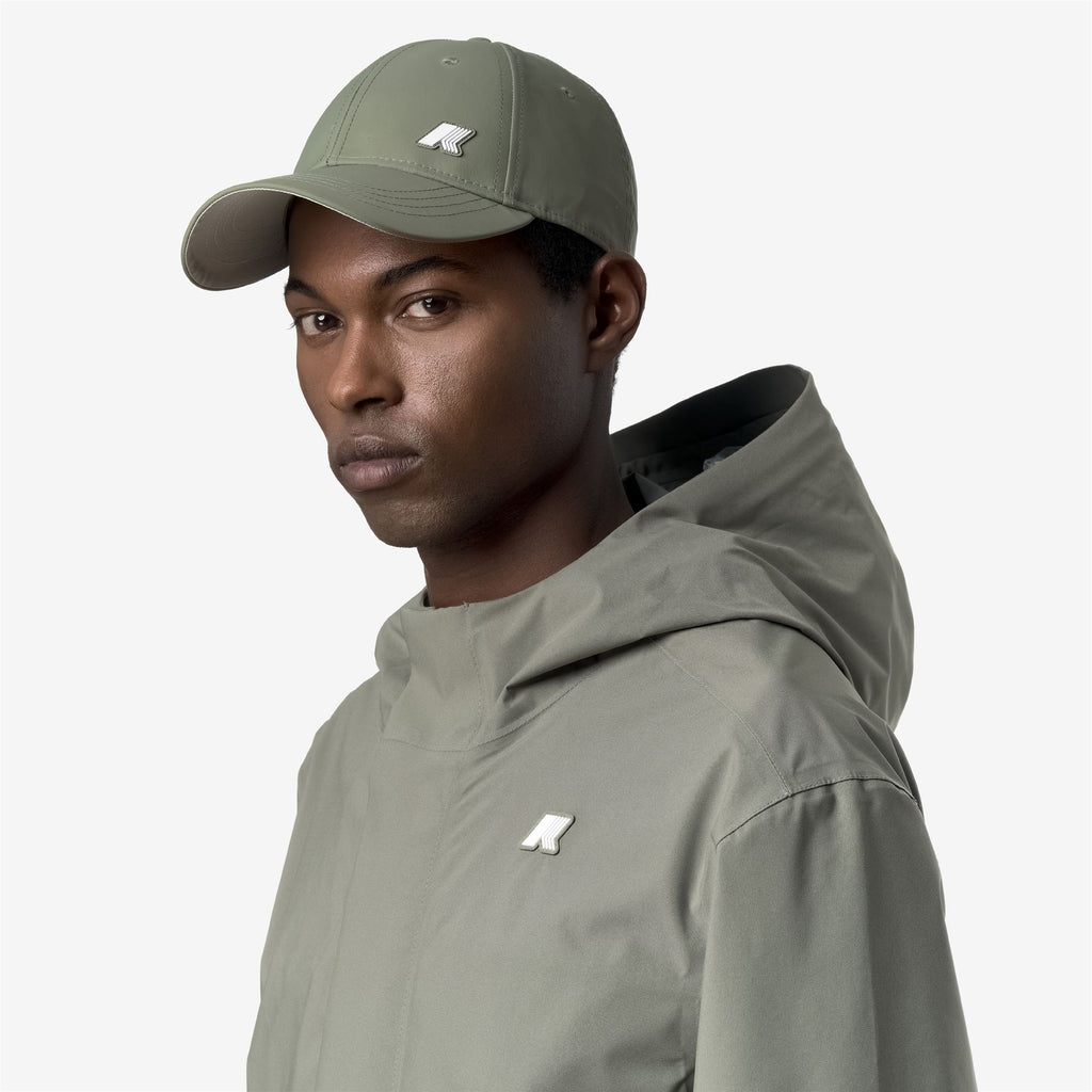 Headwear_Unisex_SAWYER PLUS DOUBLE_Hat_Green Lichen - BEIGE LT - Commercial 4