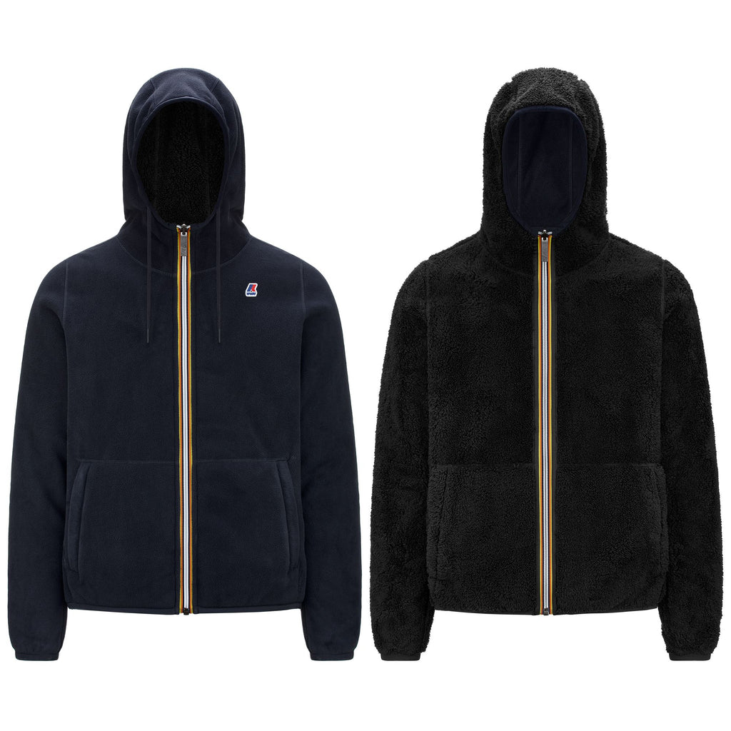 Fleece_MAN_JACQUES POLAR DOUBLE_Jacket_Blue Depth - Black Pure - Commercial 1