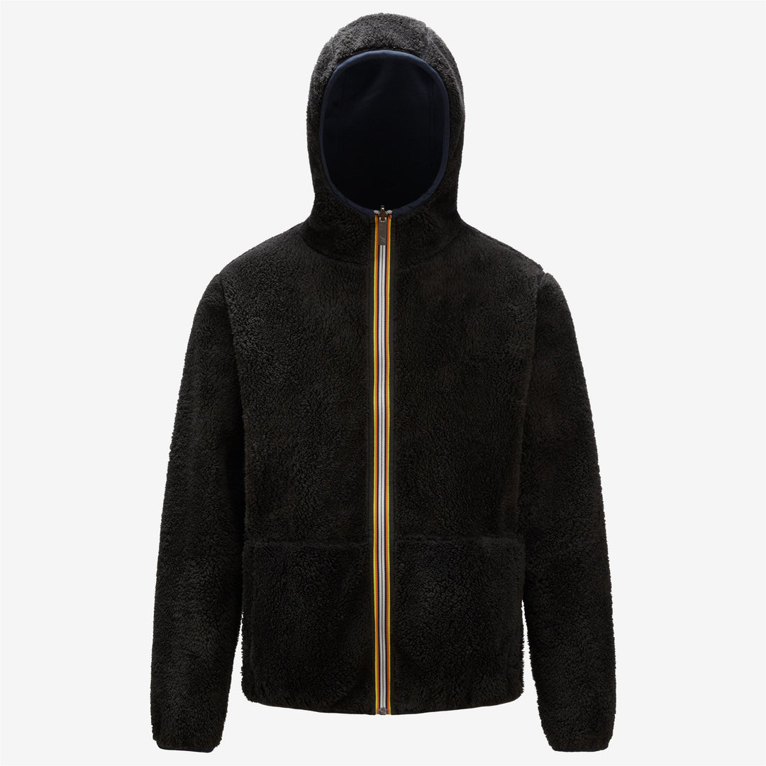 Giacca Fleece Reversibile Uomo Blu Nera per Calore main
