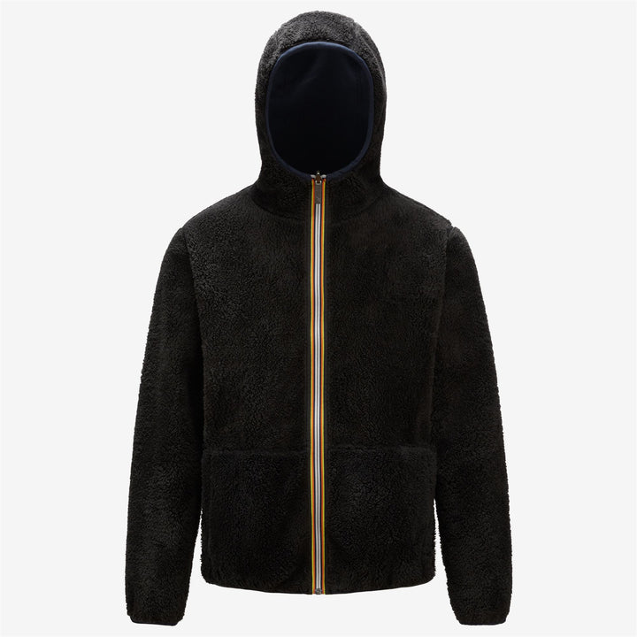 Giacca Fleece Reversibile Uomo Blu Nera per Calore 2