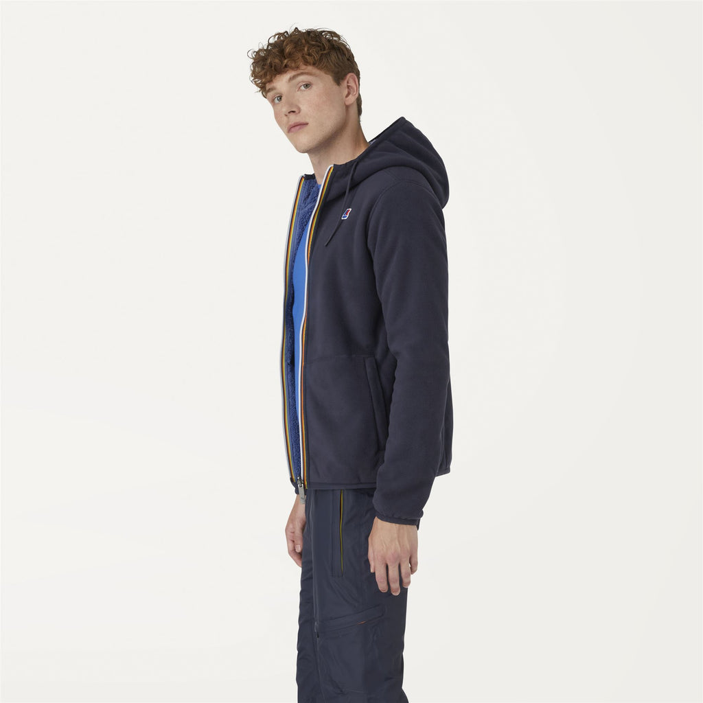 Fleece_MAN_JACQUES POLAR DOUBLE_Jacket_Blue Depth - Blue Ash - Commercial 5