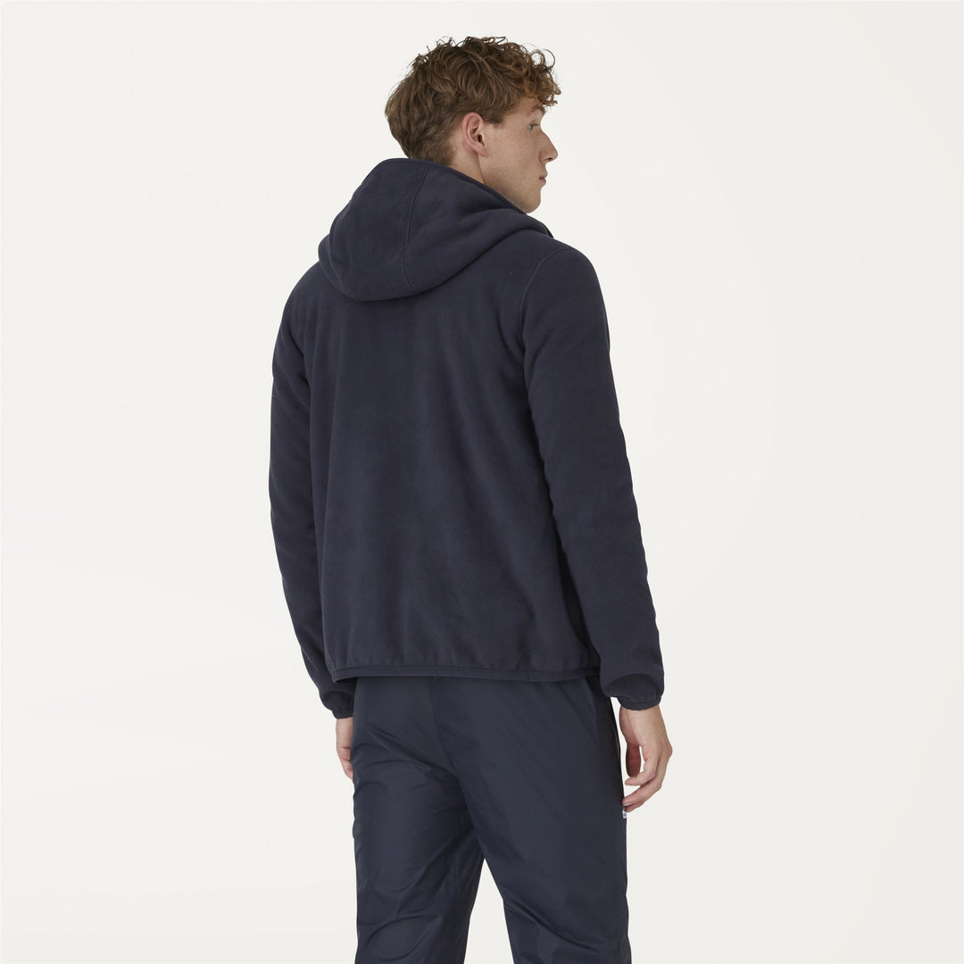 Blue Ash Men's Reversible Fleece Jacket for Medium Warmth main